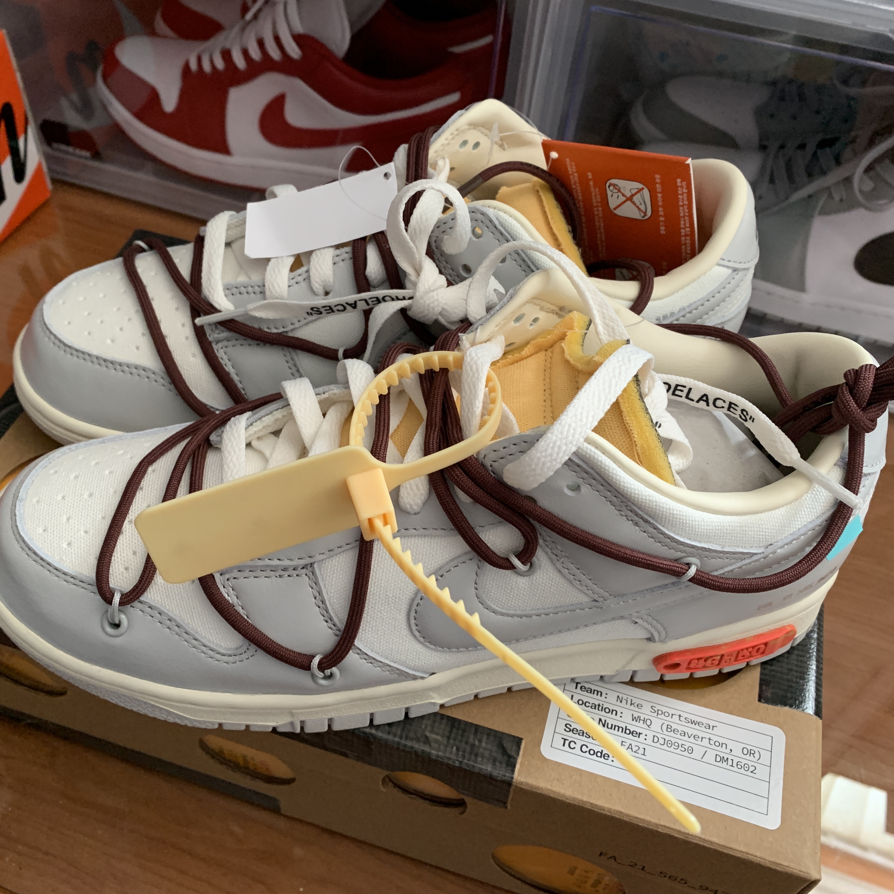 Nike x Off-White Dunk Low The 50 - Lot 46 착용 스타일