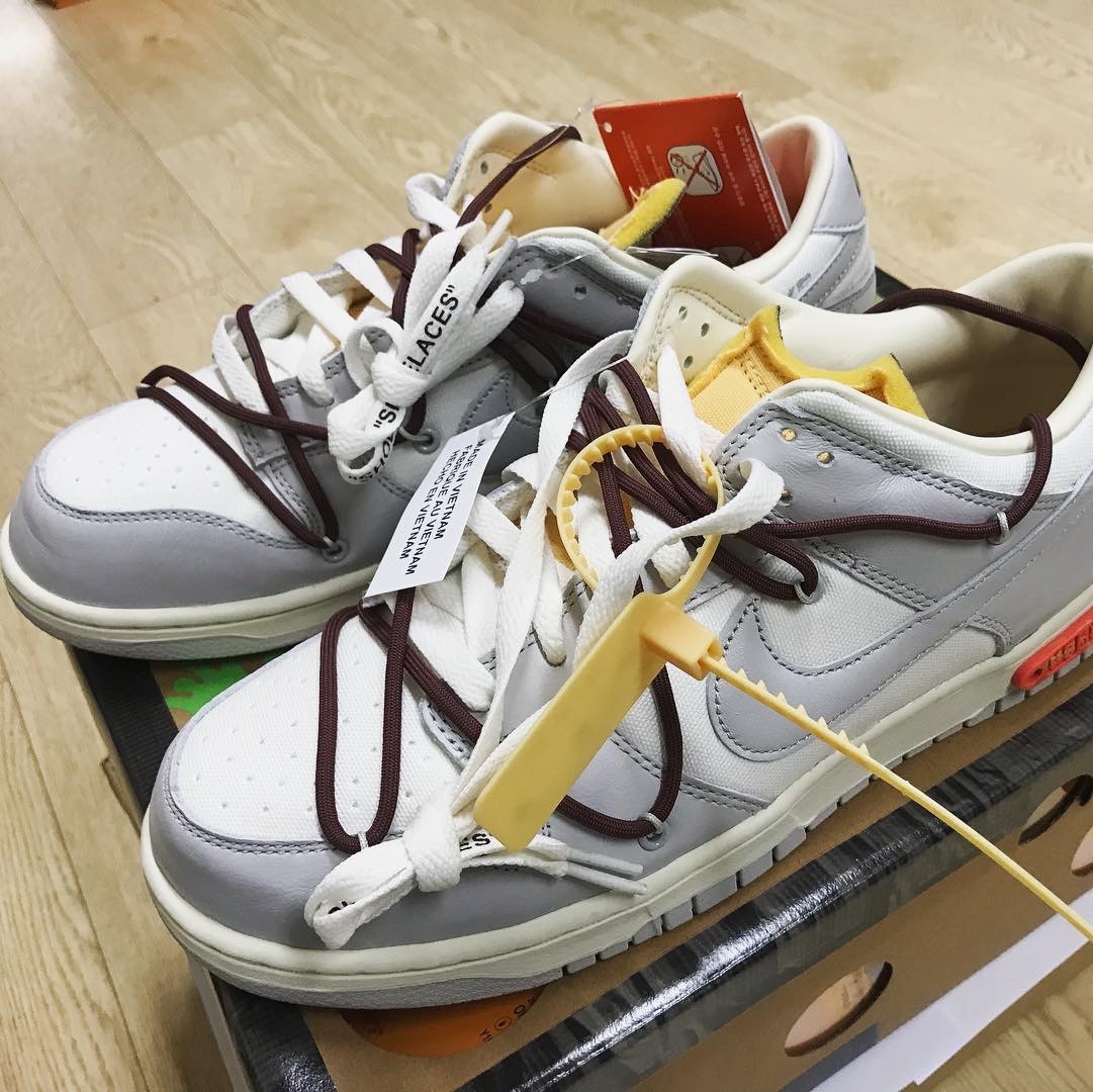 Nike x Off-White Dunk Low The 50 - Lot 46 착용 스타일 - 1