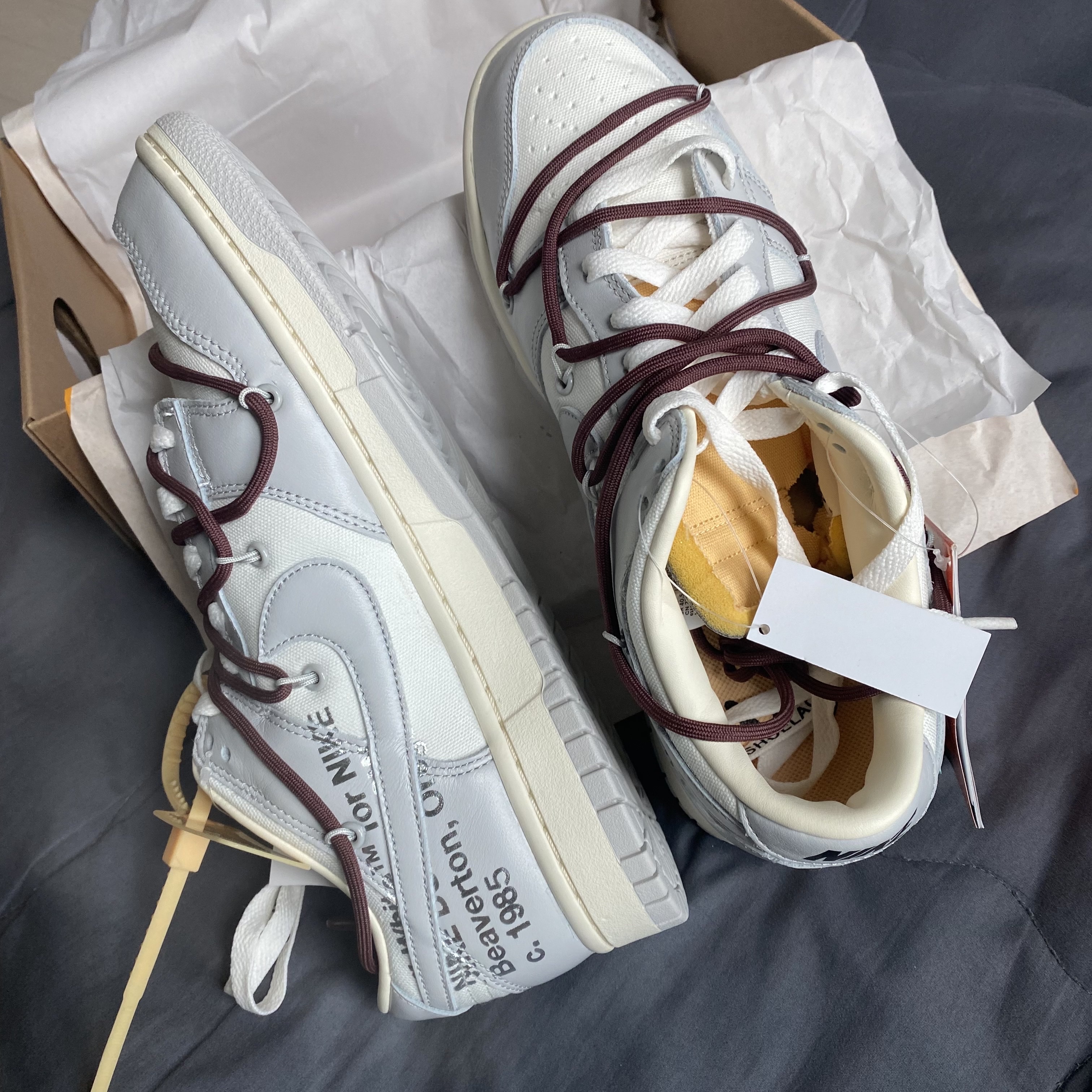 Nike x Off-White Dunk Low The 50 - Lot 46 착용 스타일