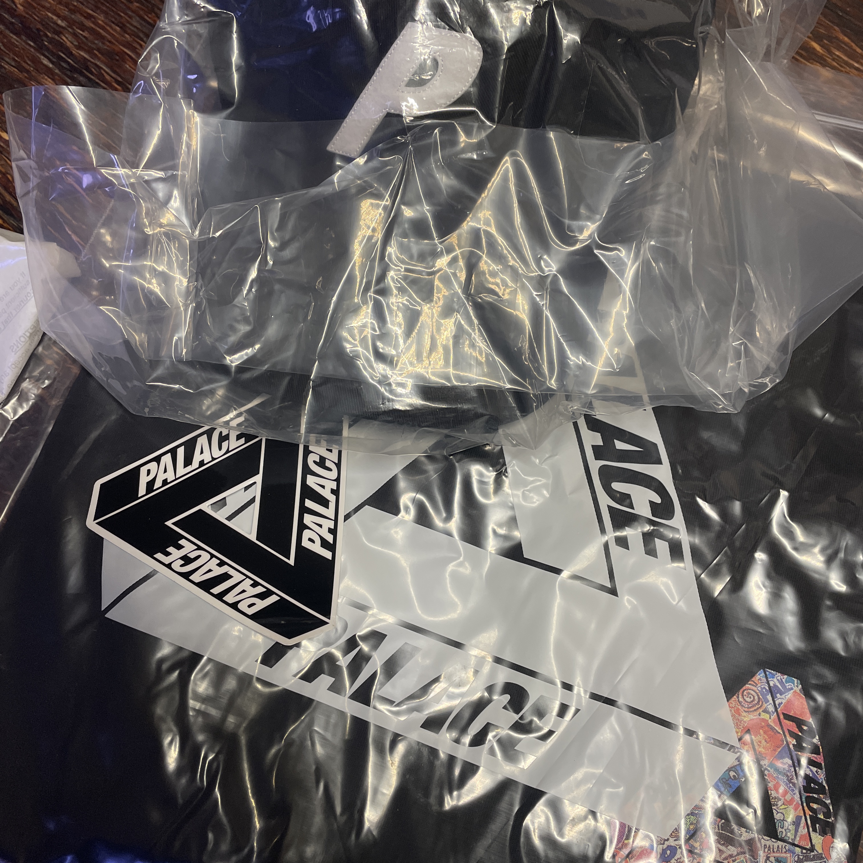 Nike x Off-White Dunk Low The 50 - Lot 46, Palace Tri-Sticker Pack T-Shirt Black - 21FW 착용 스타일 - 4
