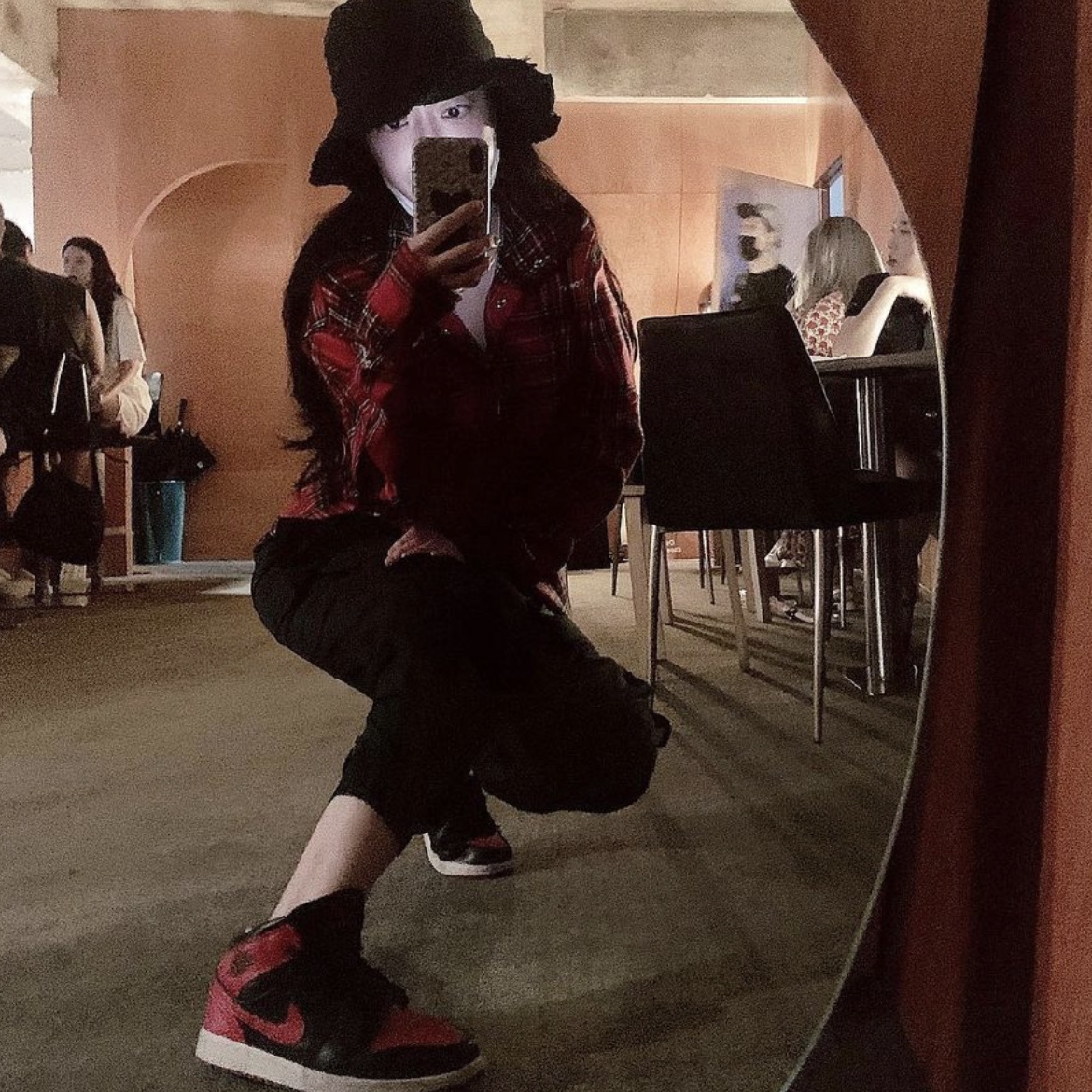 (GS) Jordan 1 Mid Bred Banned 2020 착용 스타일 - 1