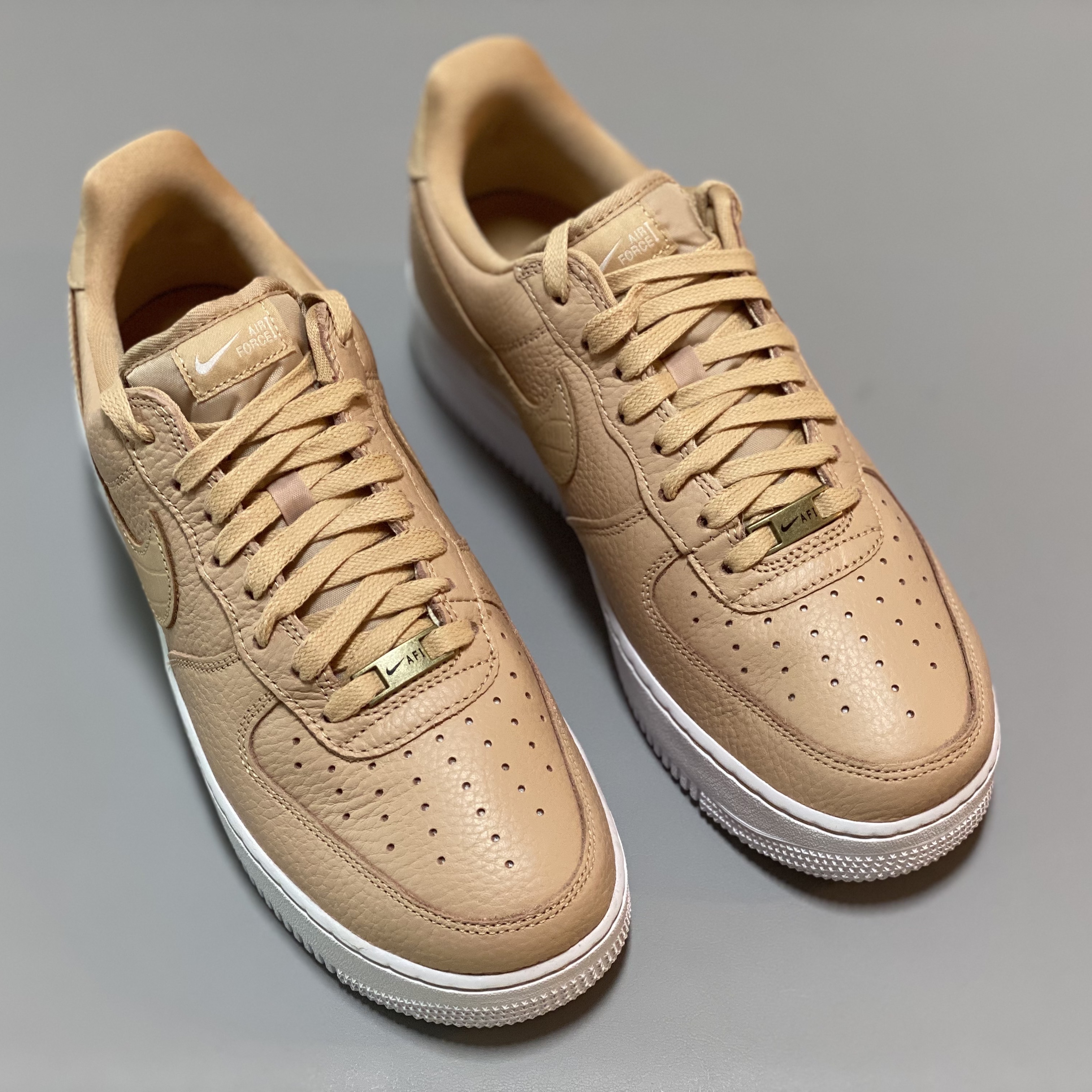 Nike Air Force 1 '07 Craft Vachetta Tan 착용 스타일 - 1