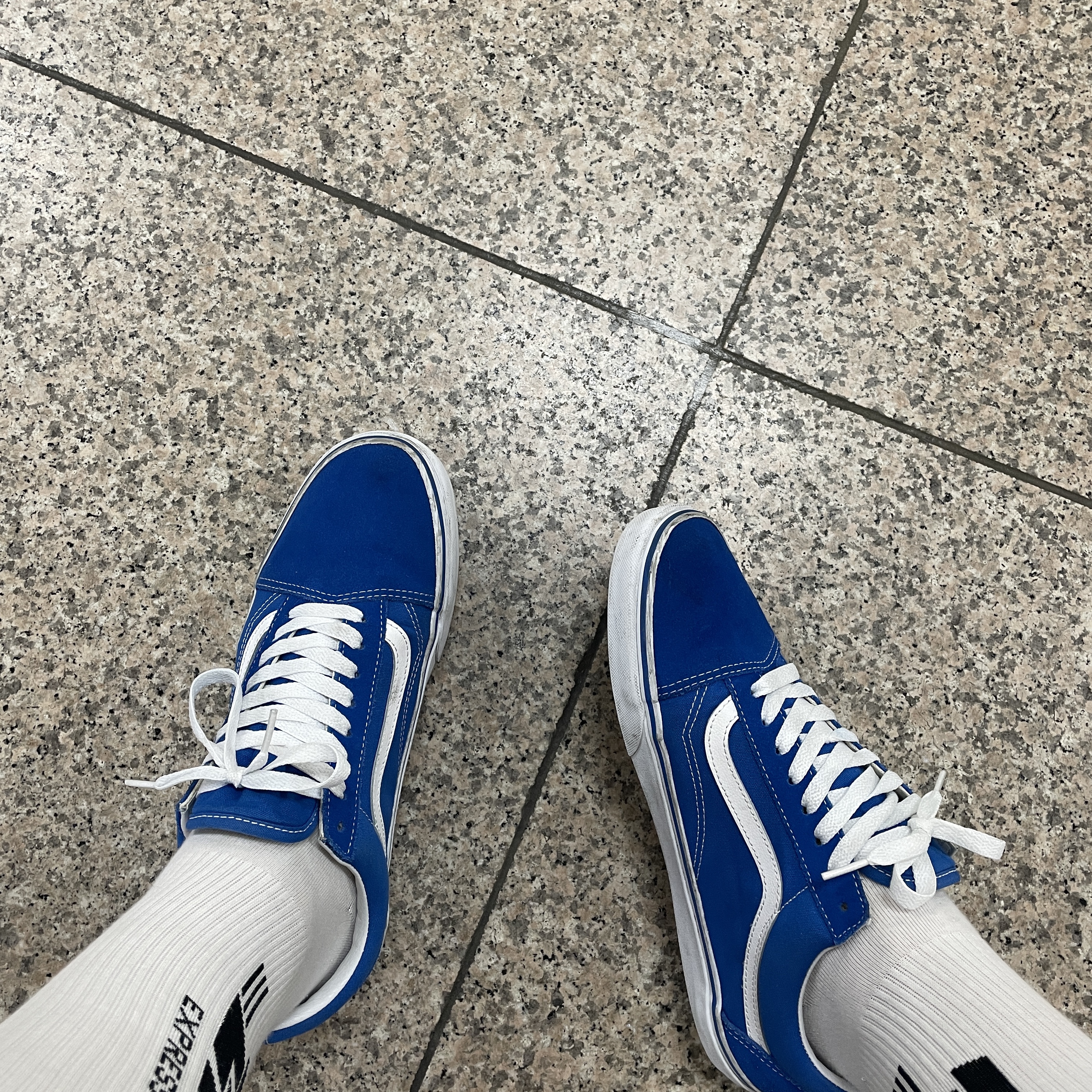 Vans Old Skool Lapis Blue 착용 스타일 - 4