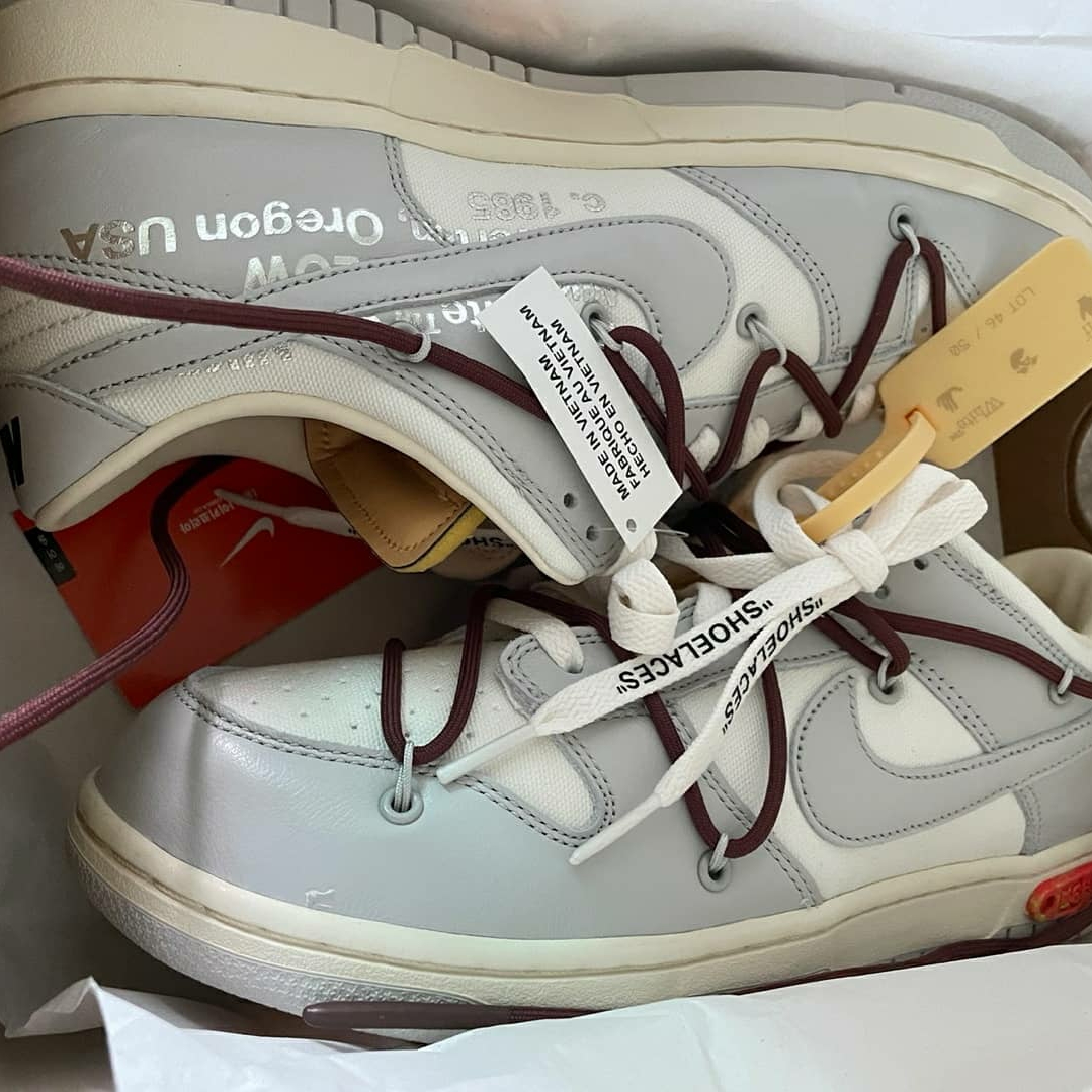 Nike x Off-White Dunk Low The 50 - Lot 46 착용 스타일 - 2