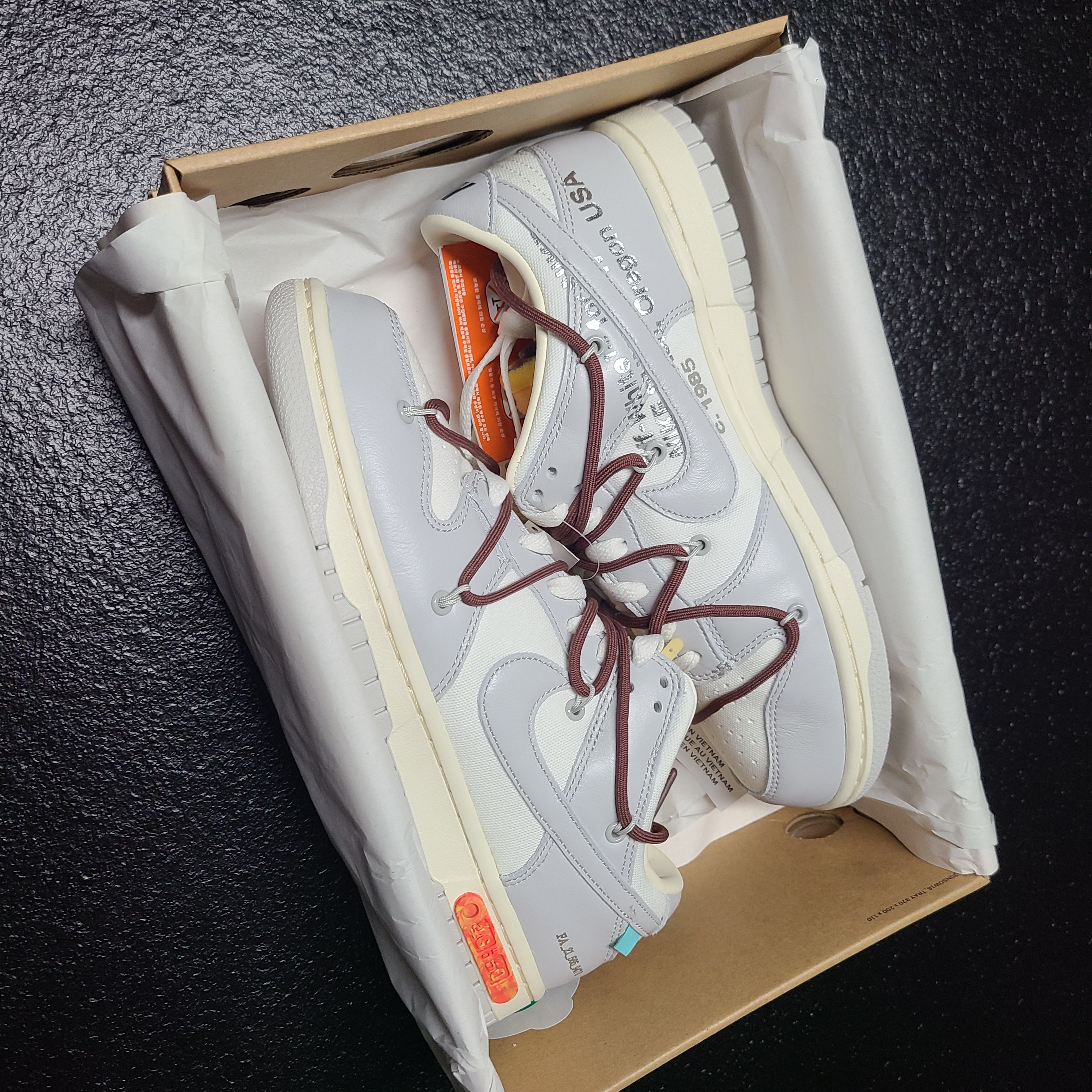 Nike x Off-White Dunk Low The 50 - Lot 46 착용 스타일 - 1