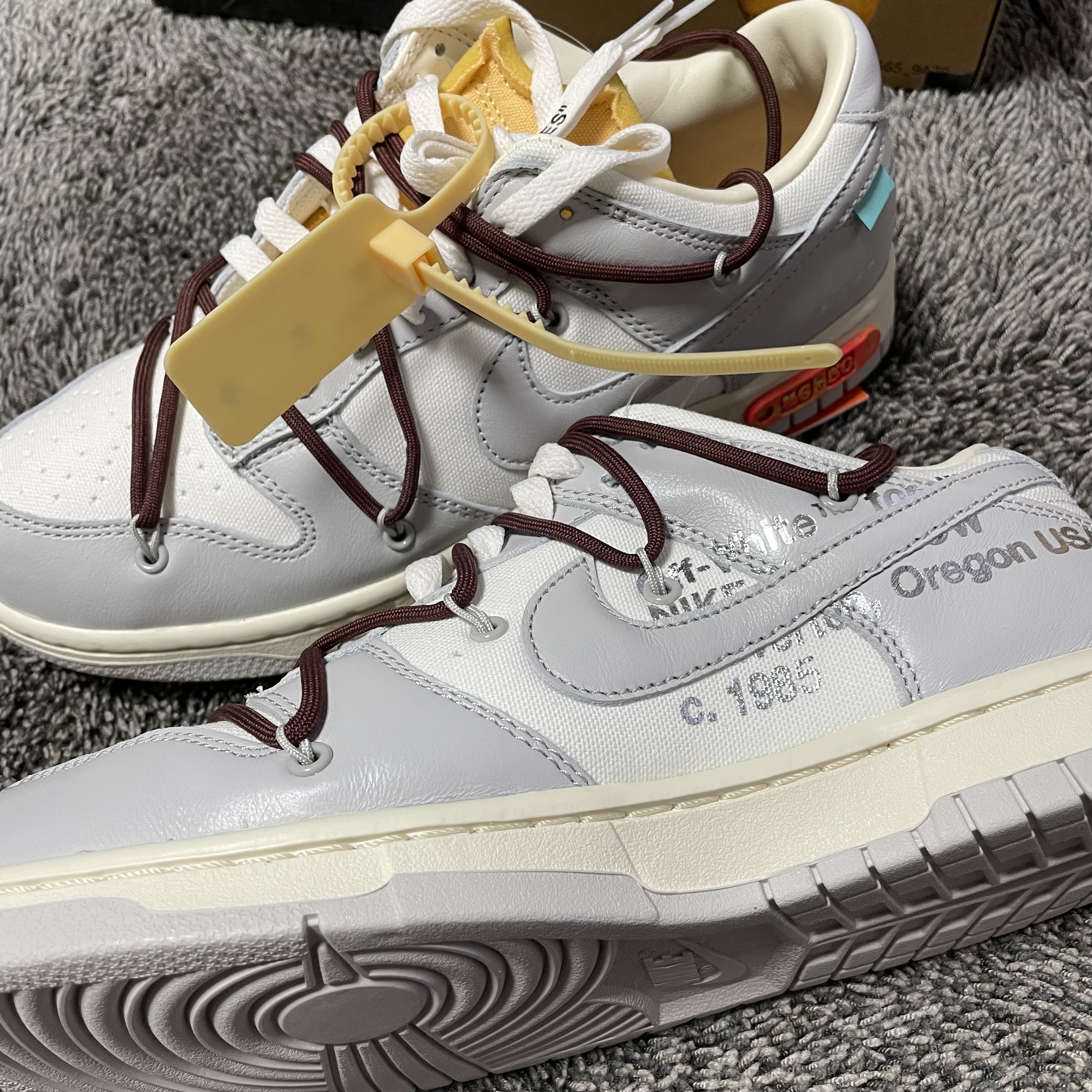 Nike x Off-White Dunk Low The 50 - Lot 46 착용 스타일 - 3