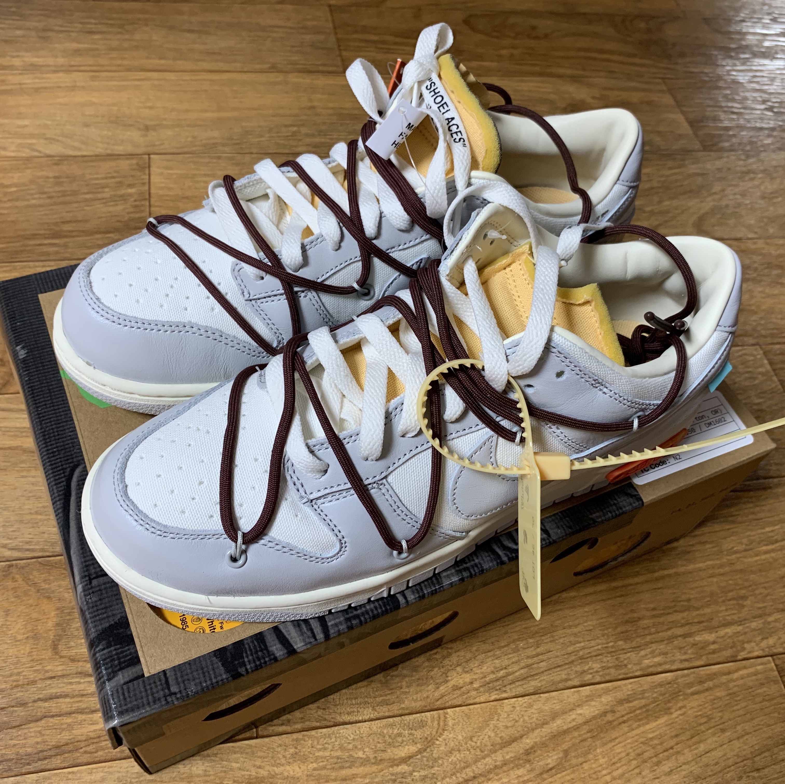 Nike x Off-White Dunk Low The 50 - Lot 46 착용 스타일