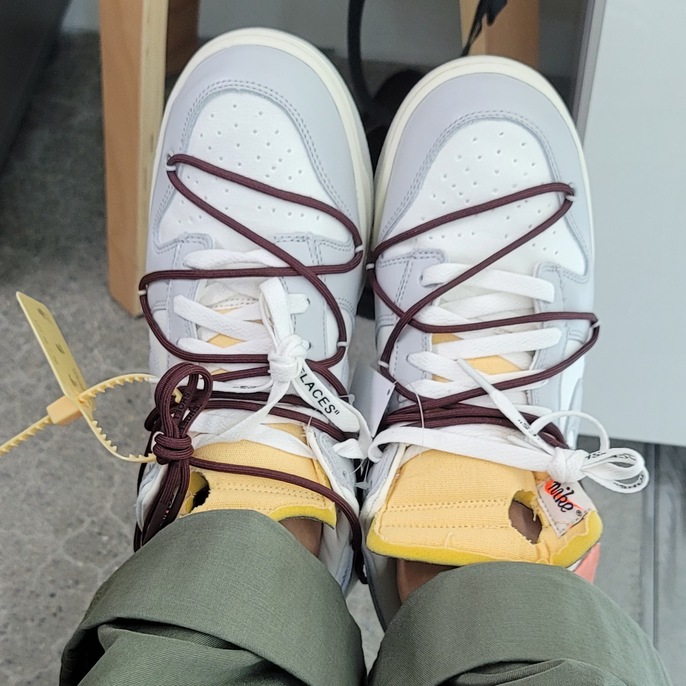 Nike x Off-White Dunk Low The 50 - Lot 46 착용 스타일 - 2