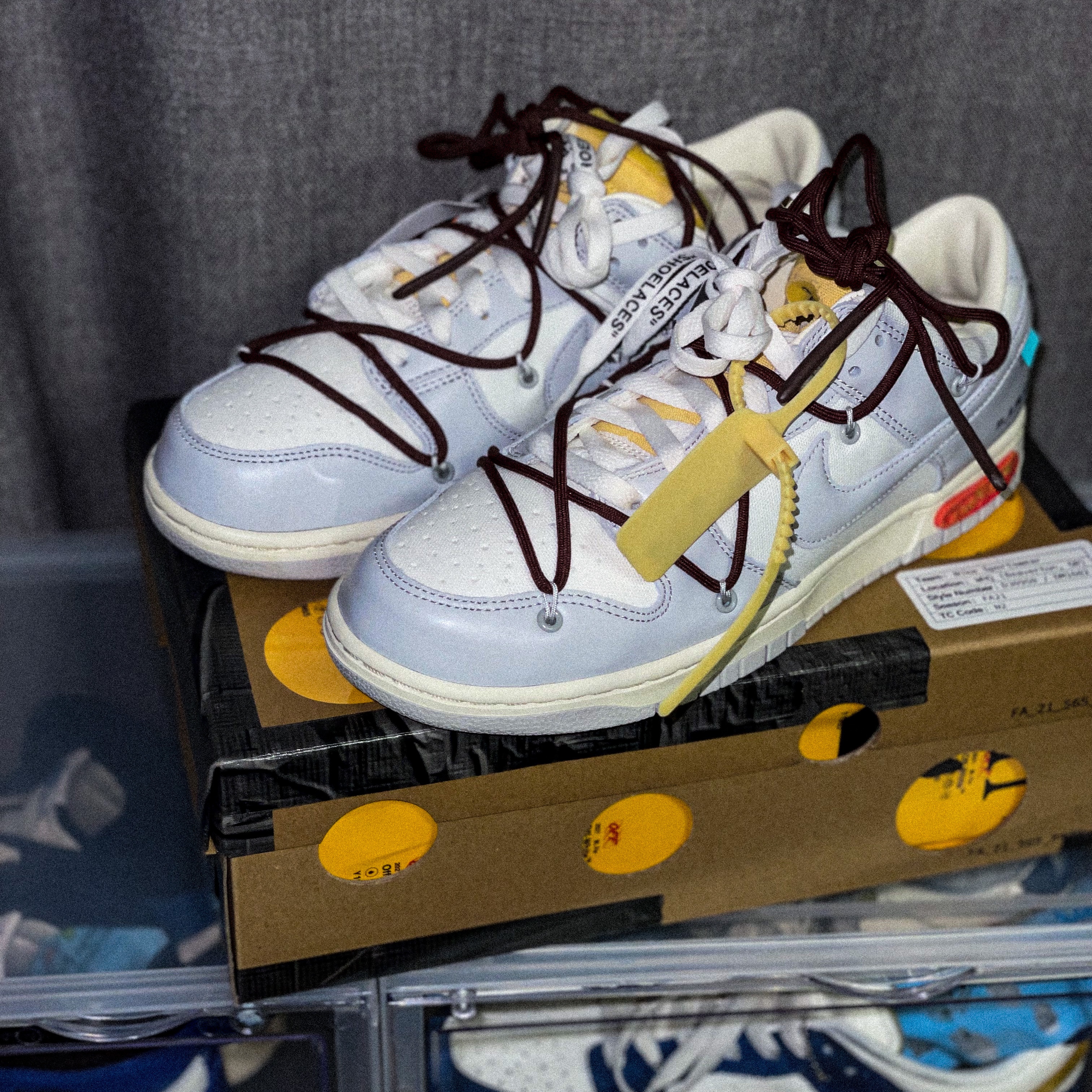 Nike x Off-White Dunk Low The 50 - Lot 46 착용 스타일 - 2