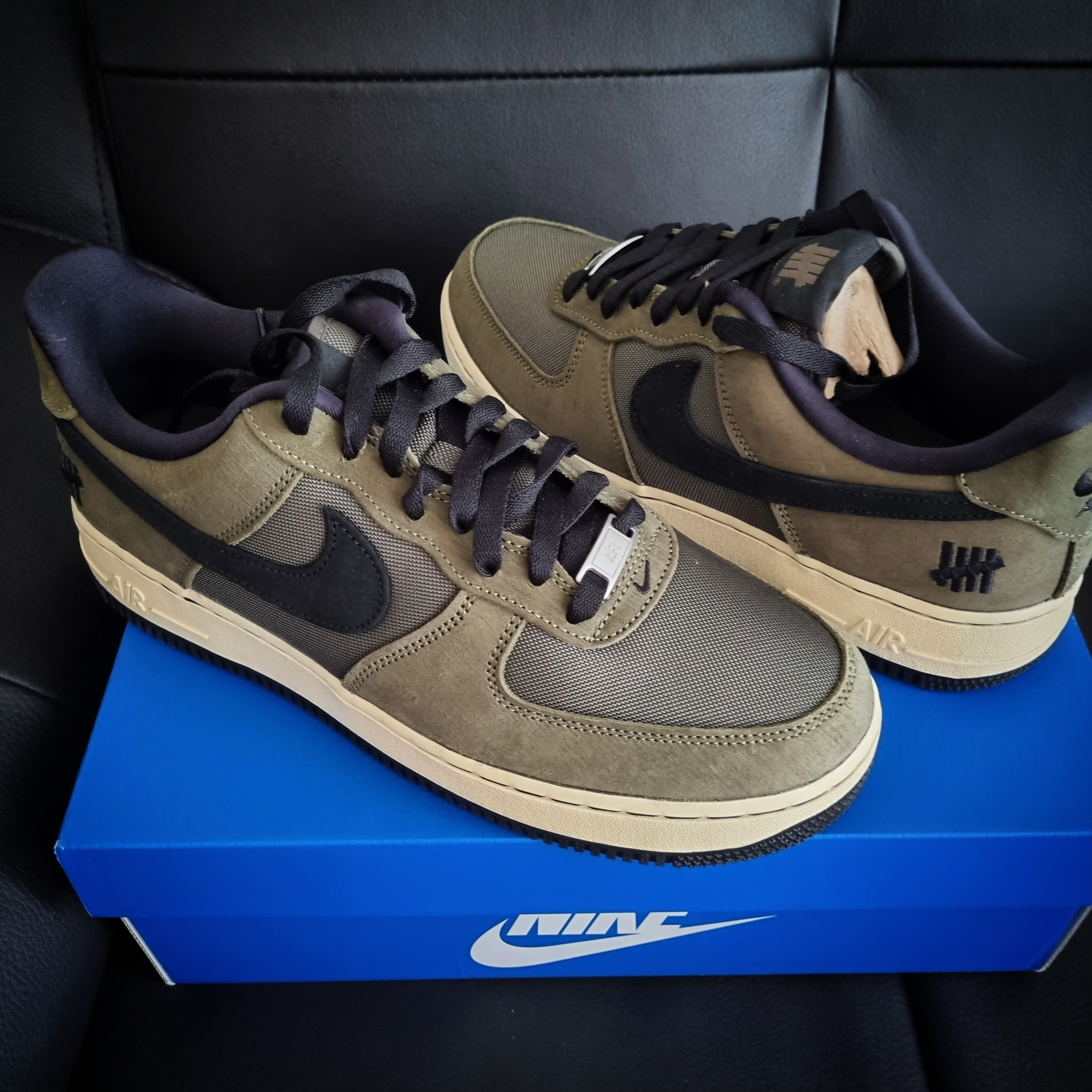 Nike x Undefeated Air Force 1 Low SP Ballistic 착용 스타일