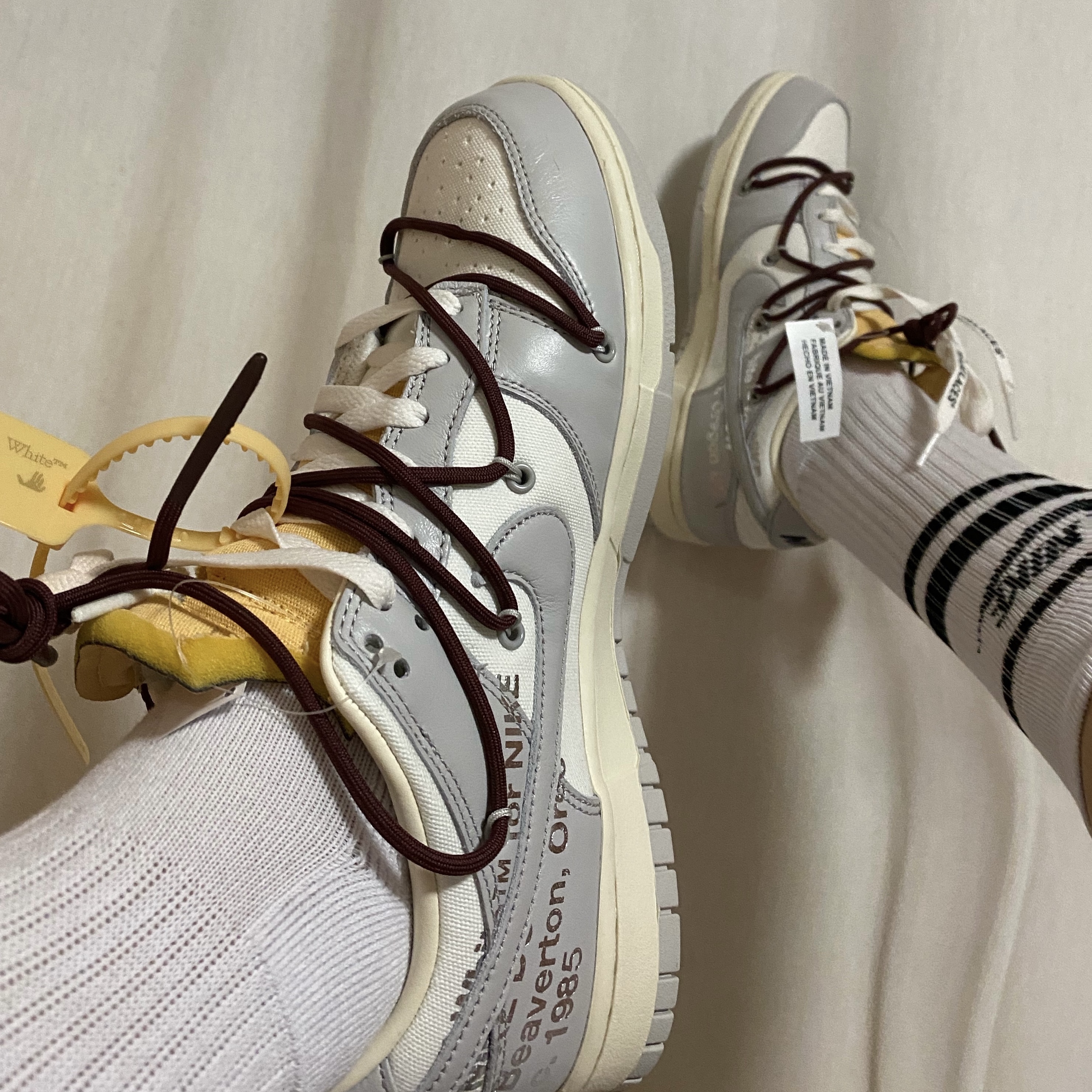 Nike x Off-White Dunk Low The 50 - Lot 46 착용 스타일