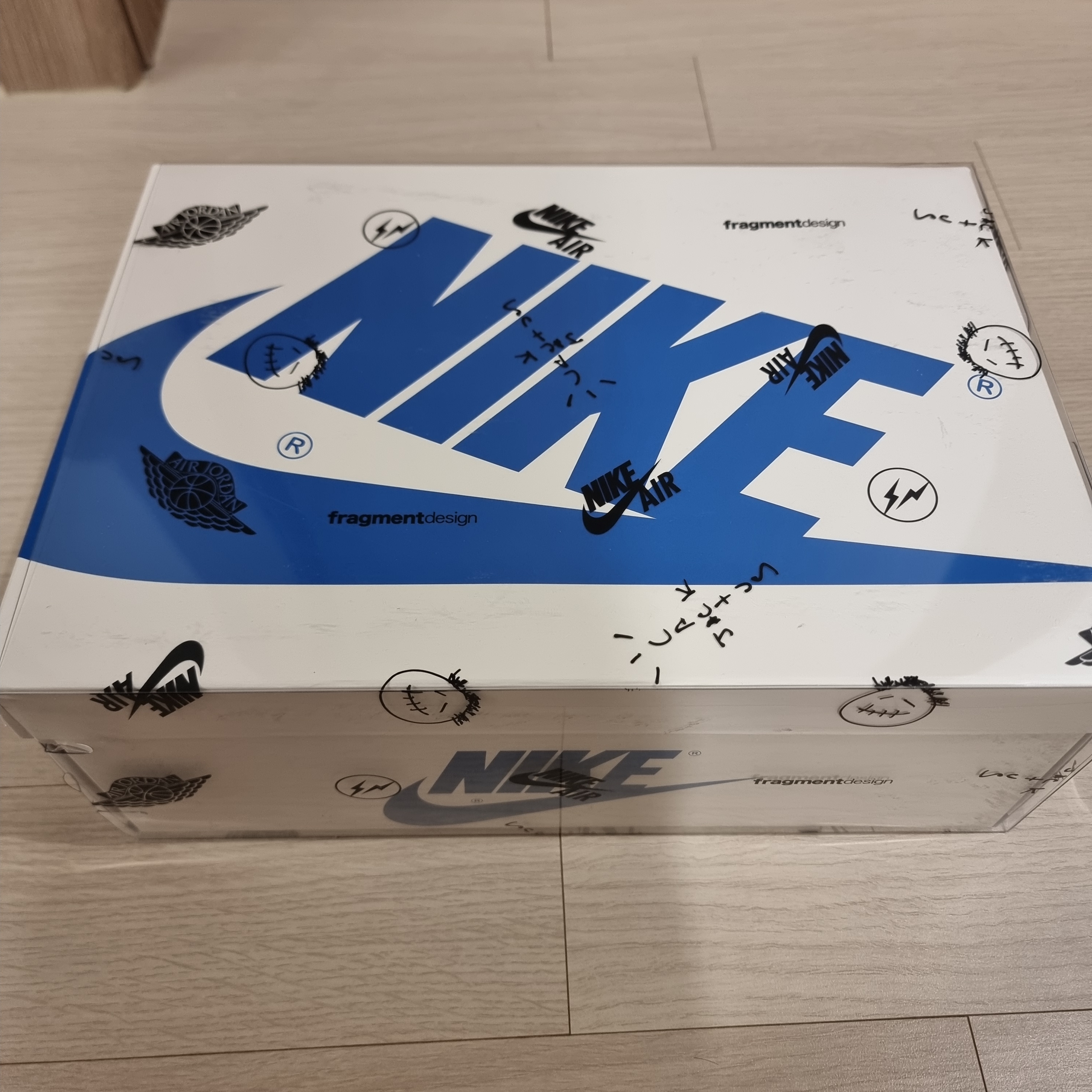 Jordan 1 x Travis Scott x Fragment Retro Low OG SP Military Blue 착용 스타일 - 1