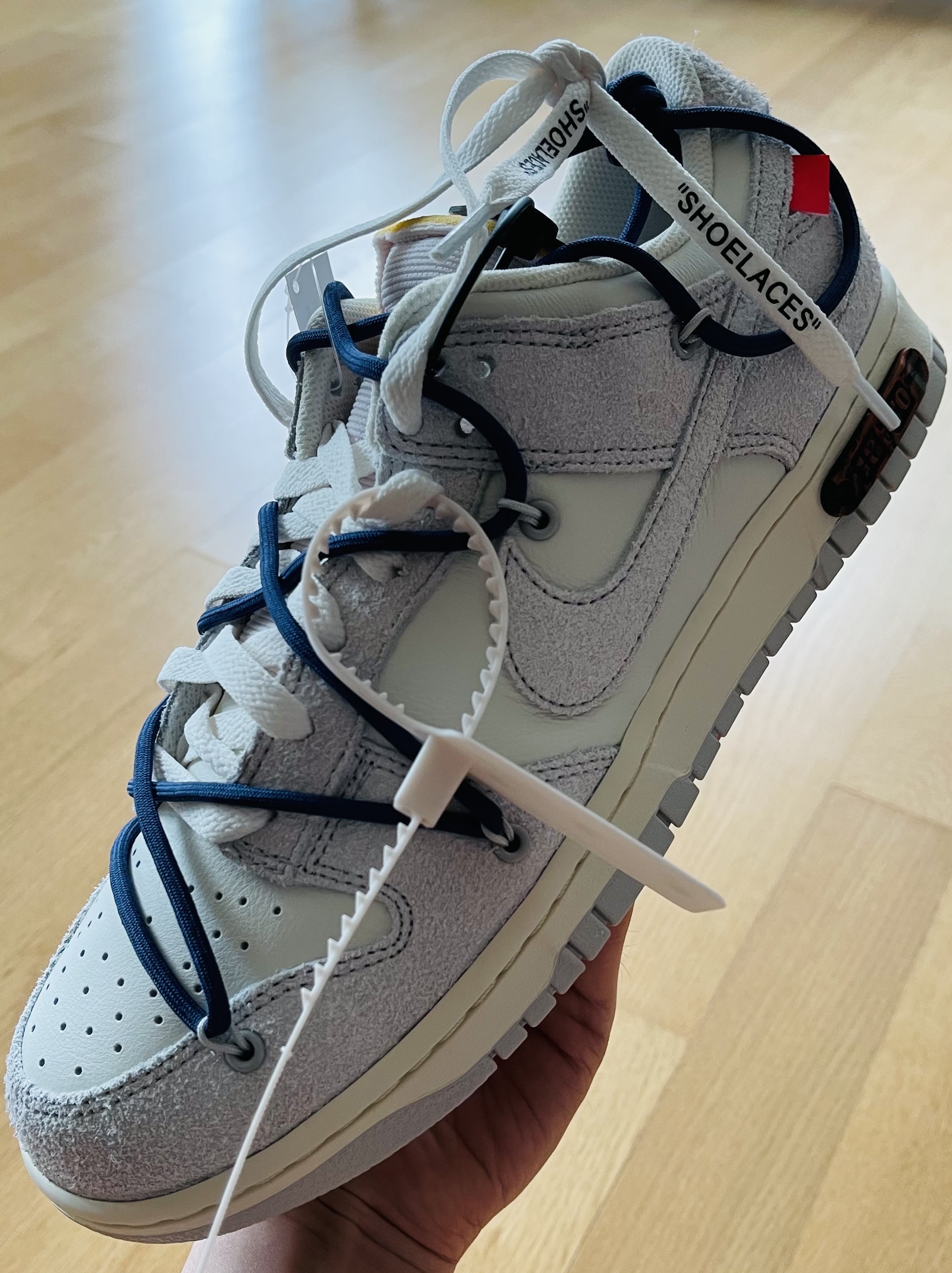 Nike x Off-White Dunk Low The 50 - Lot 18 착용 스타일 - 2
