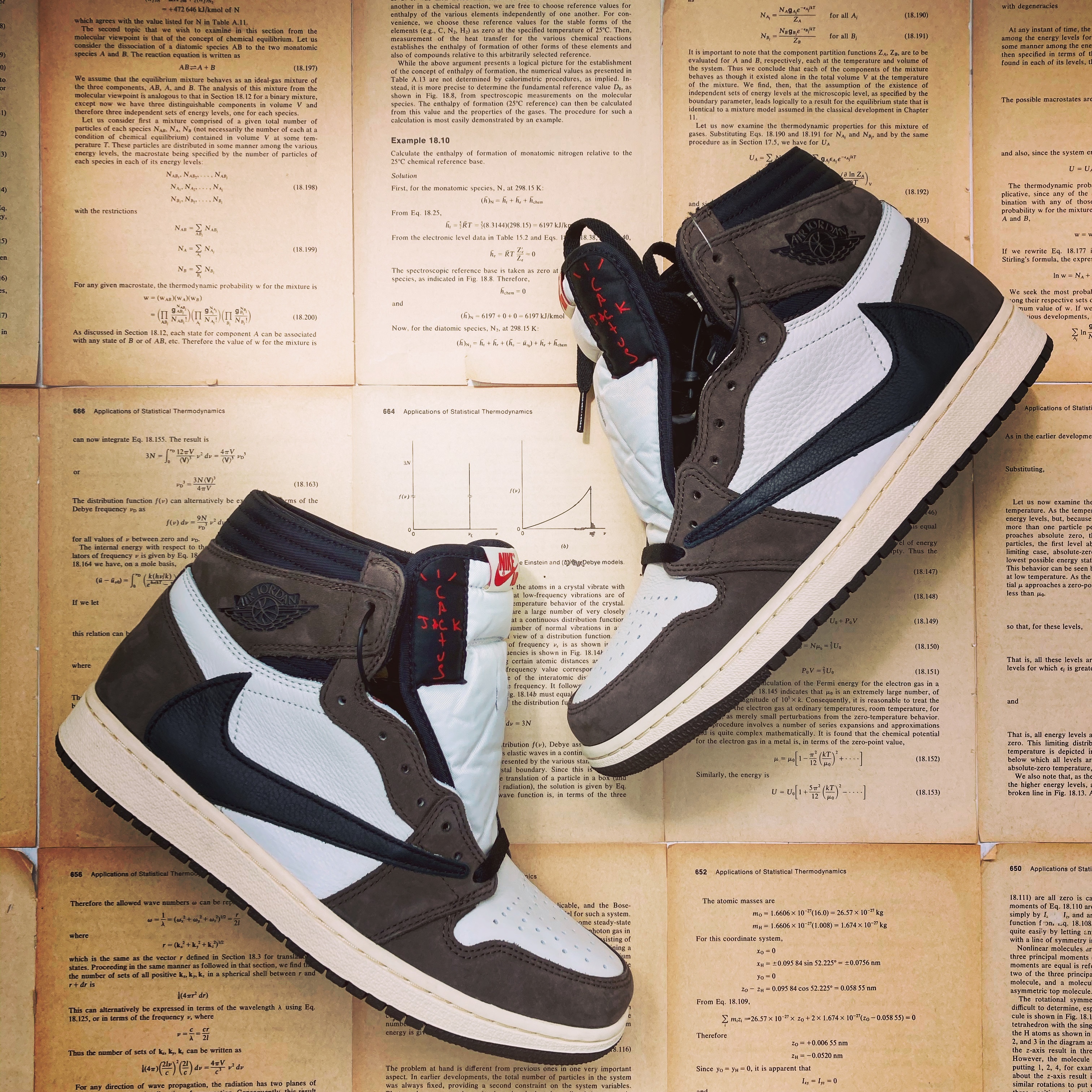 Jordan 1 x Travis Scott Retro High OG SP Mocha 착용 스타일