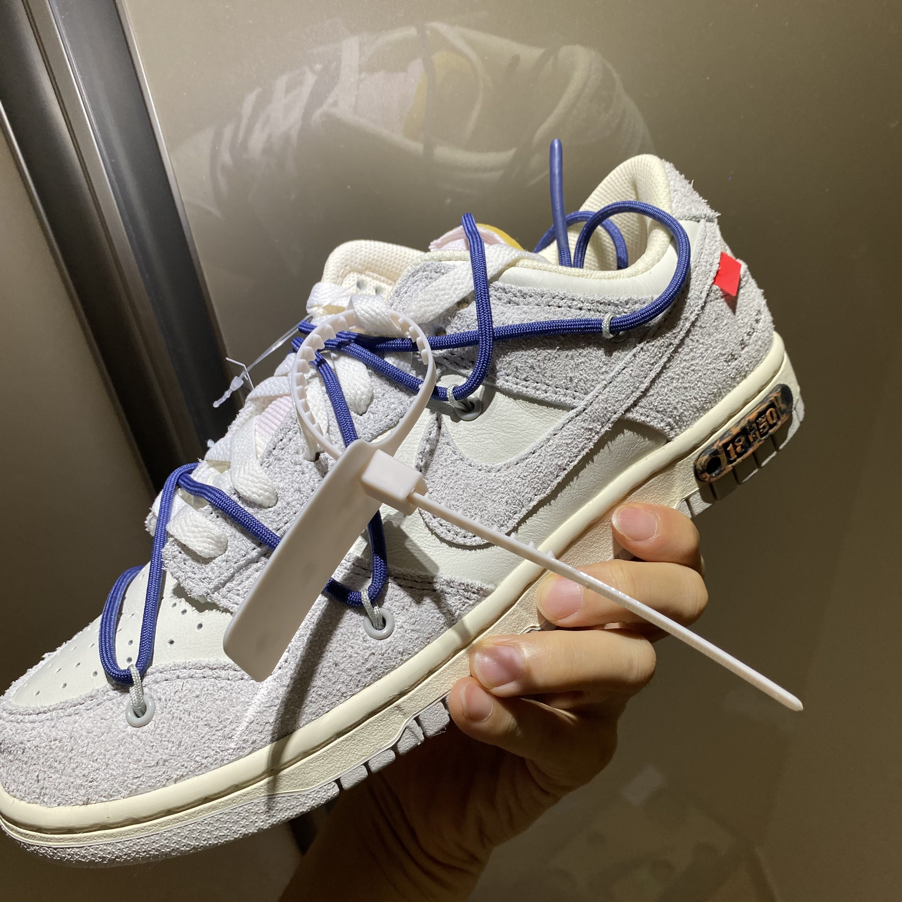 Nike x Off-White Dunk Low The 50 - Lot 18 착용 스타일 - 2