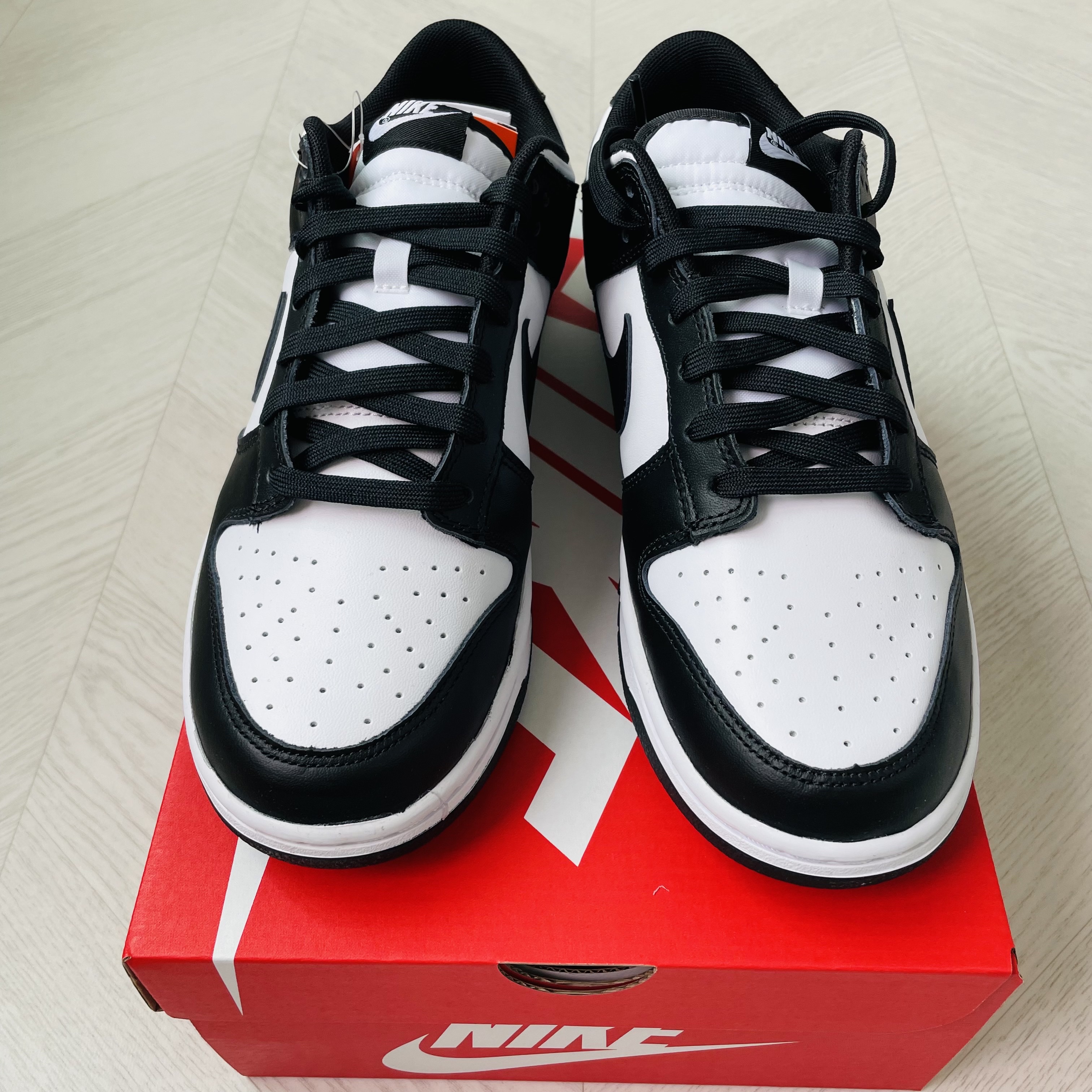 Nike Dunk Low Retro Black 착용 스타일 - 3