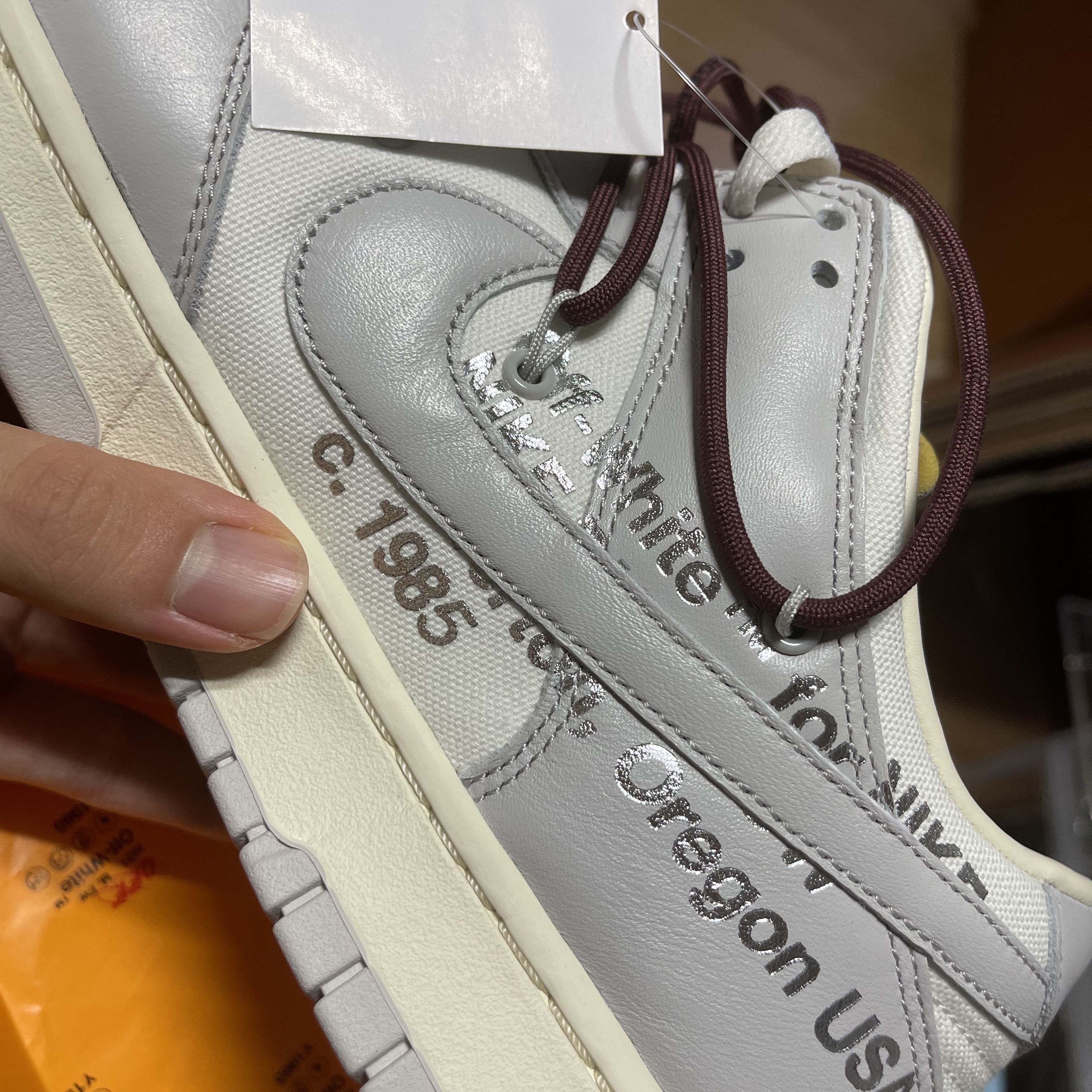 Nike x Off-White Dunk Low The 50 - Lot 46 착용 스타일 - 2