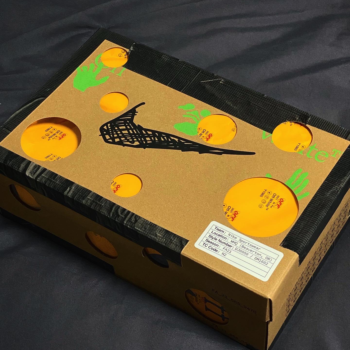 Nike x Off-White Dunk Low The 50 - Lot 46 착용 스타일 - 3