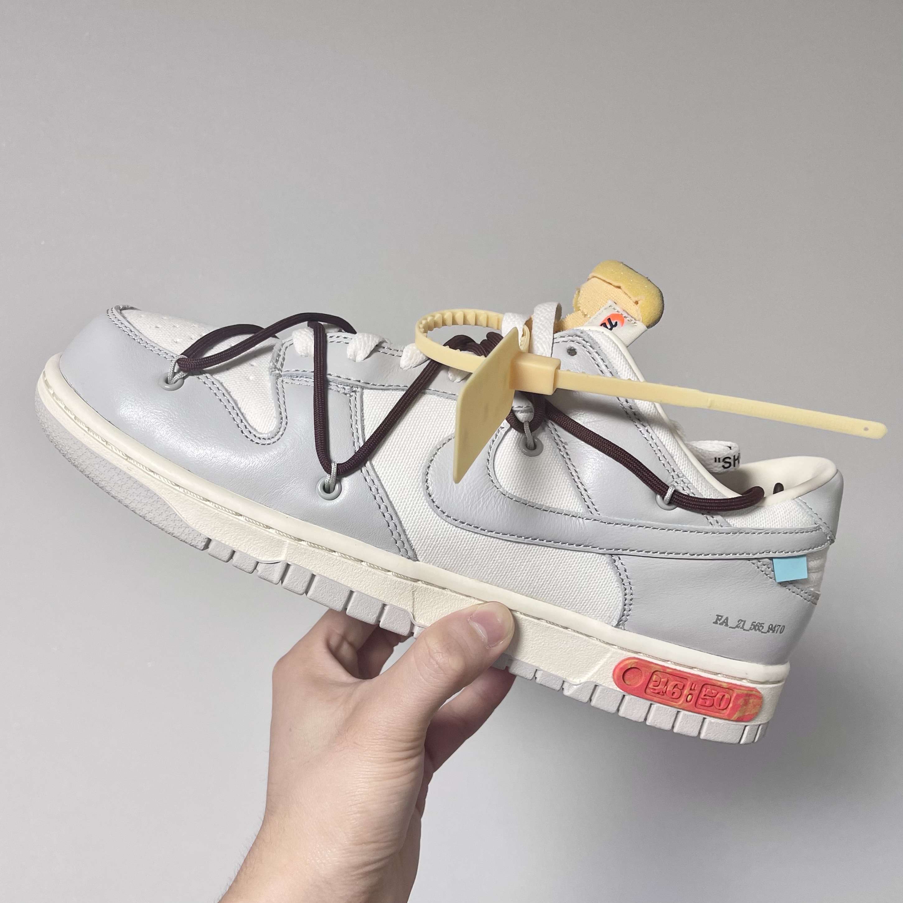 Nike x Off-White Dunk Low The 50 - Lot 46 착용 스타일