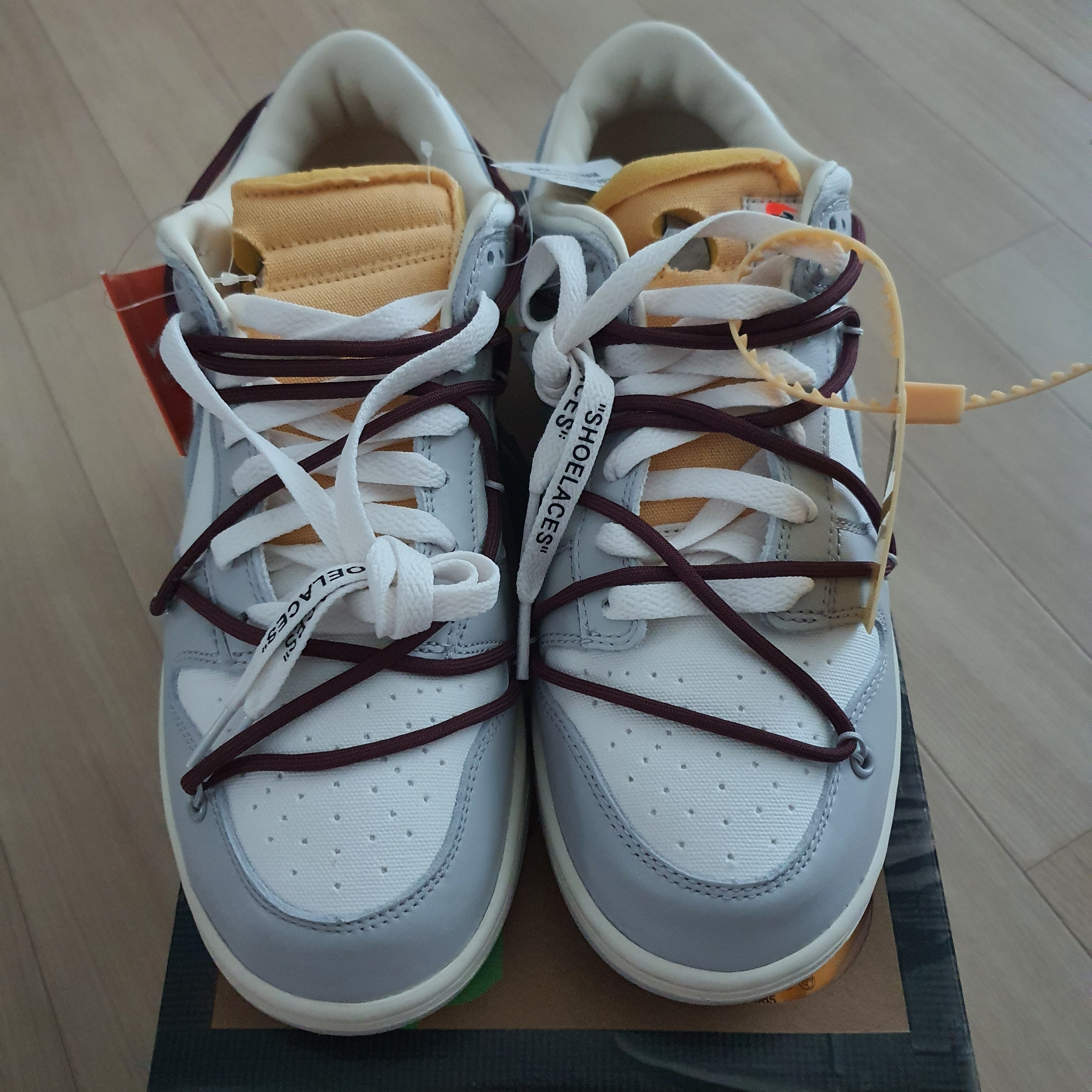 Nike x Off-White Dunk Low The 50 - Lot 46 착용 스타일 - 2