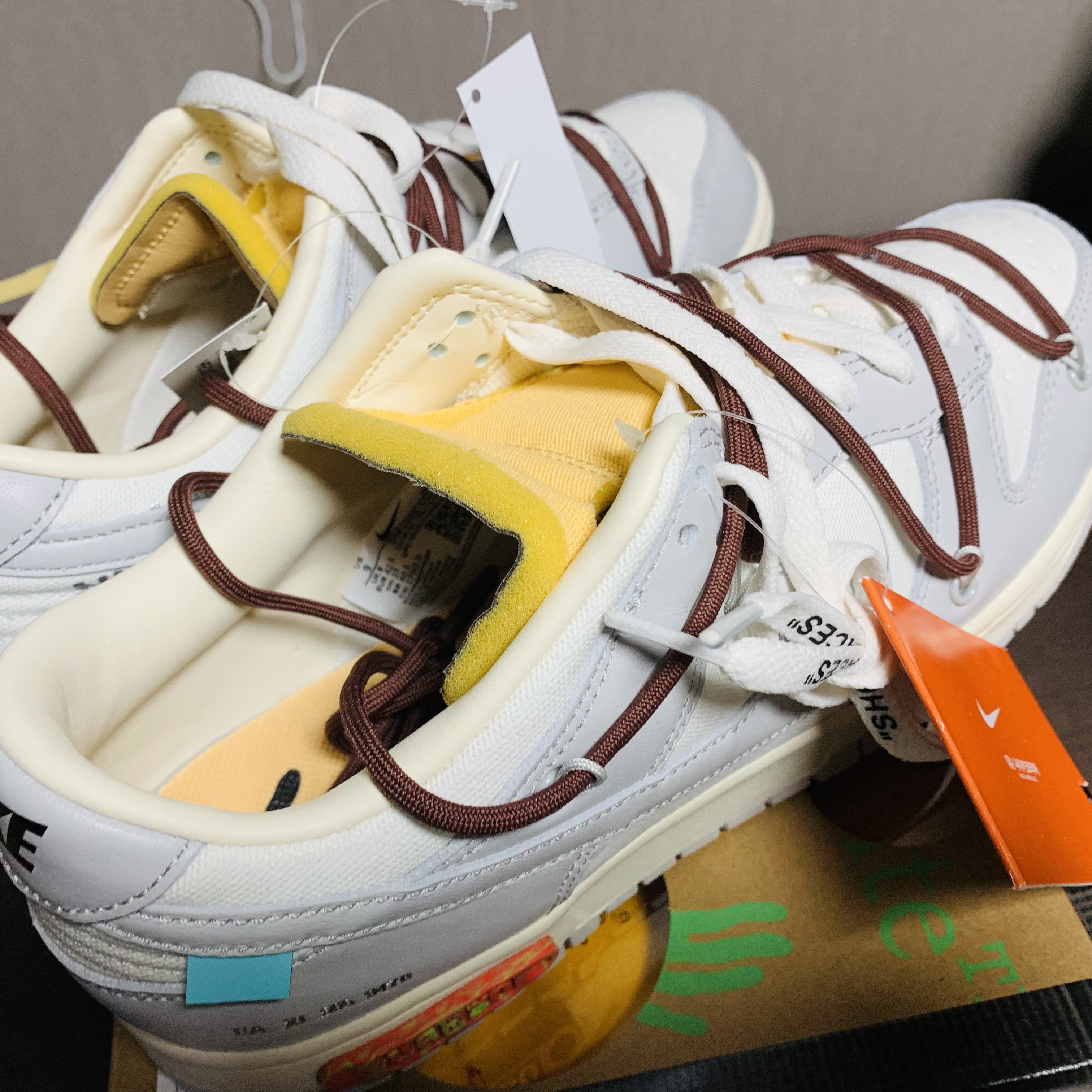 Nike x Off-White Dunk Low The 50 - Lot 46 착용 스타일 - 2