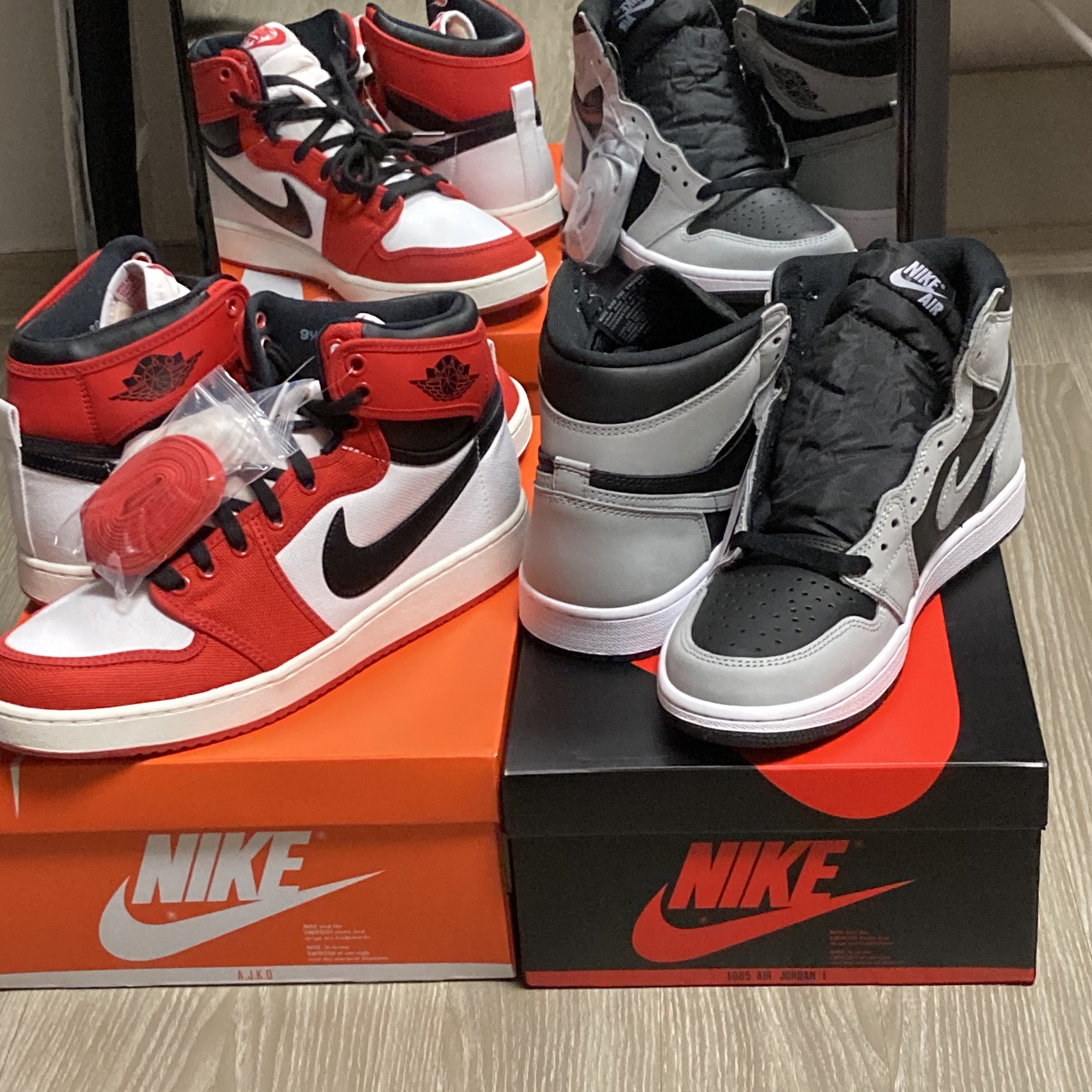 Jordan 1 KO Chicago 2021, Jordan 1 Retro High OG Shadow 2.0 착용 스타일 - 1