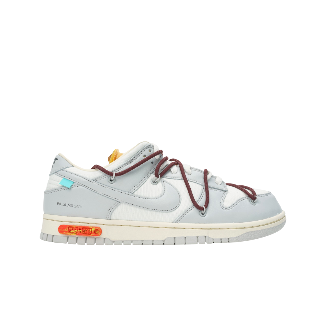 나이키 x 오프화이트 덩크 로우 더 50 - 로트 46(Nike x Off-White Dunk Low The 50 - Lot 46)