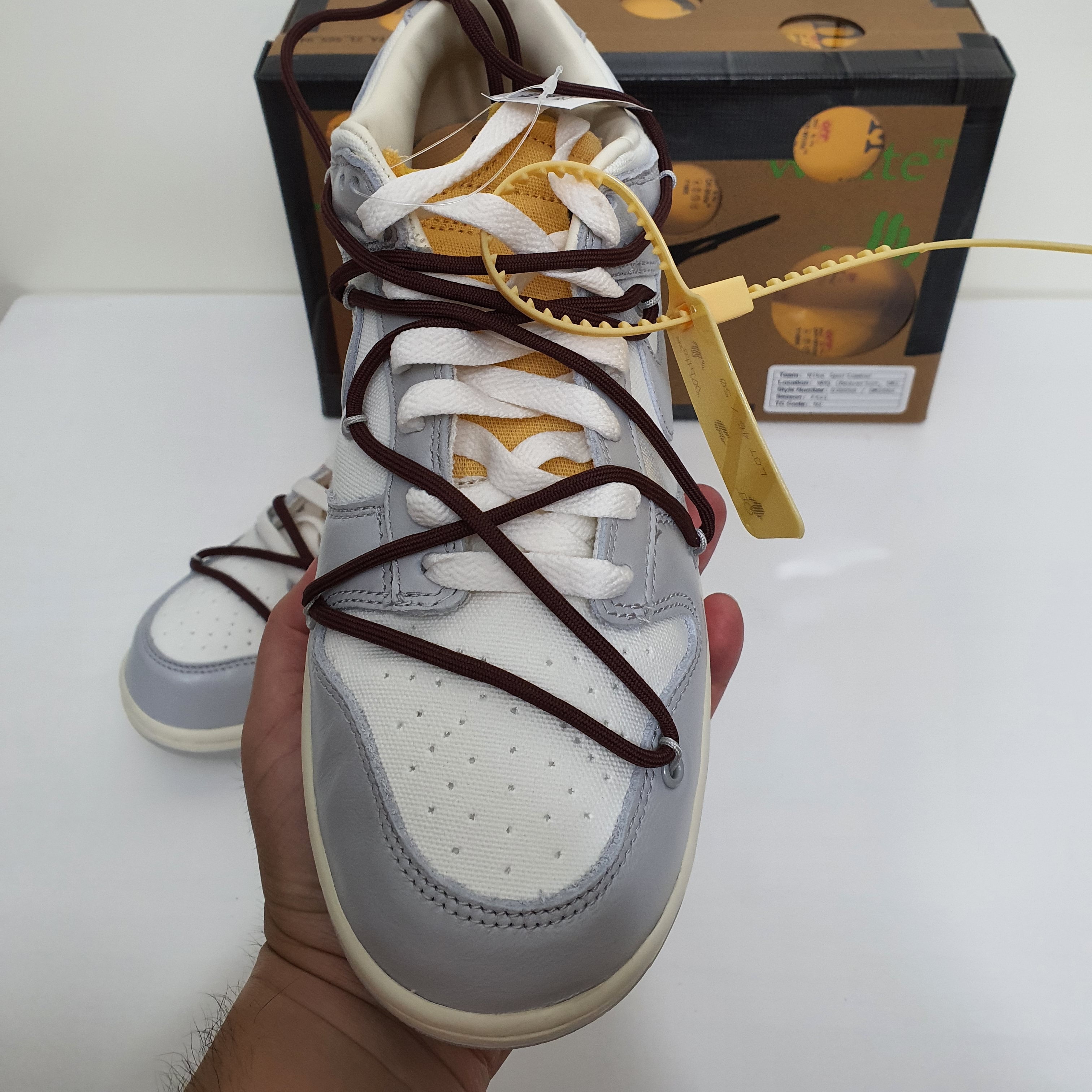 Nike x Off-White Dunk Low The 50 - Lot 46 착용 스타일 - 5