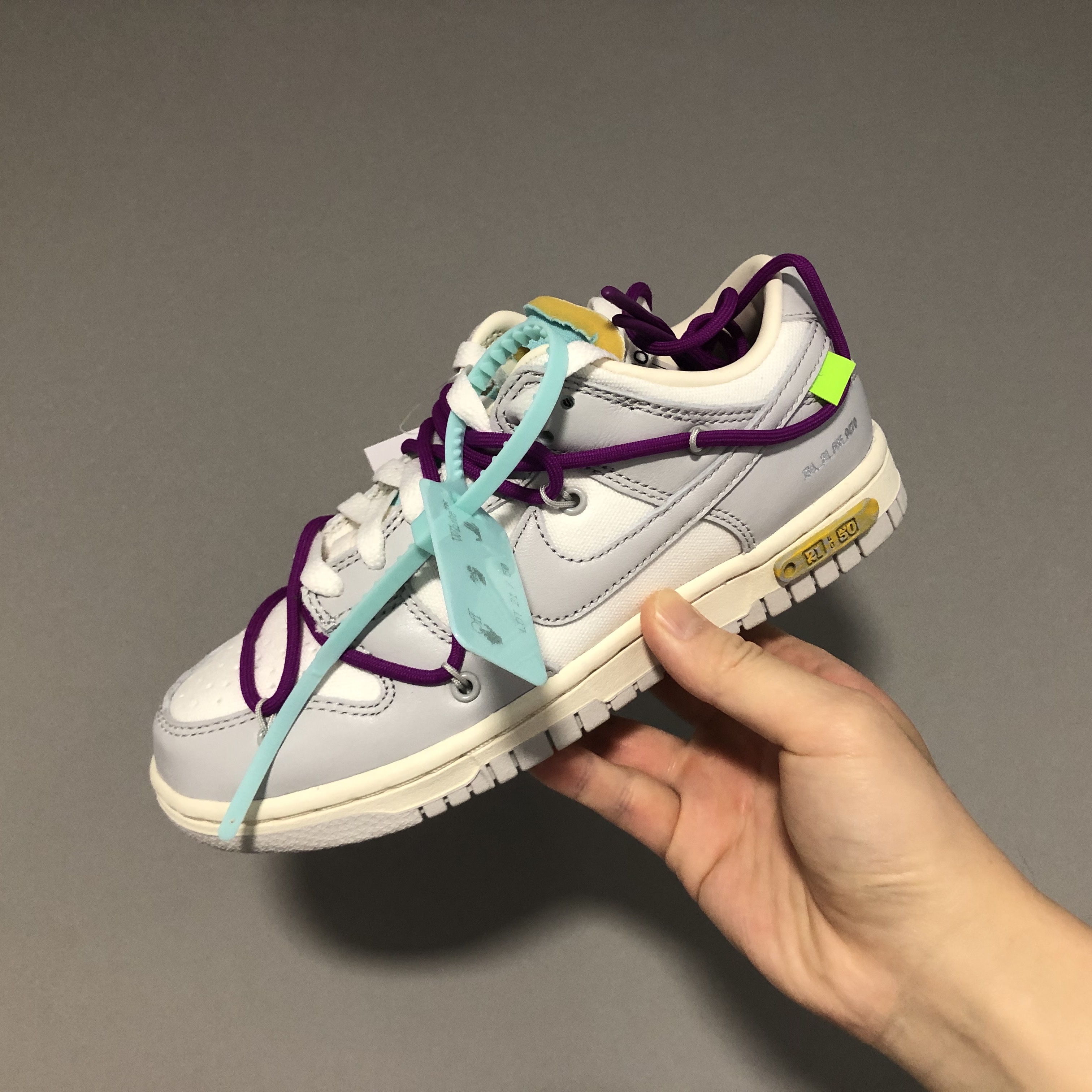 Nike x Off-White Dunk Low The 50 - Lot 21 착용 스타일 - 1