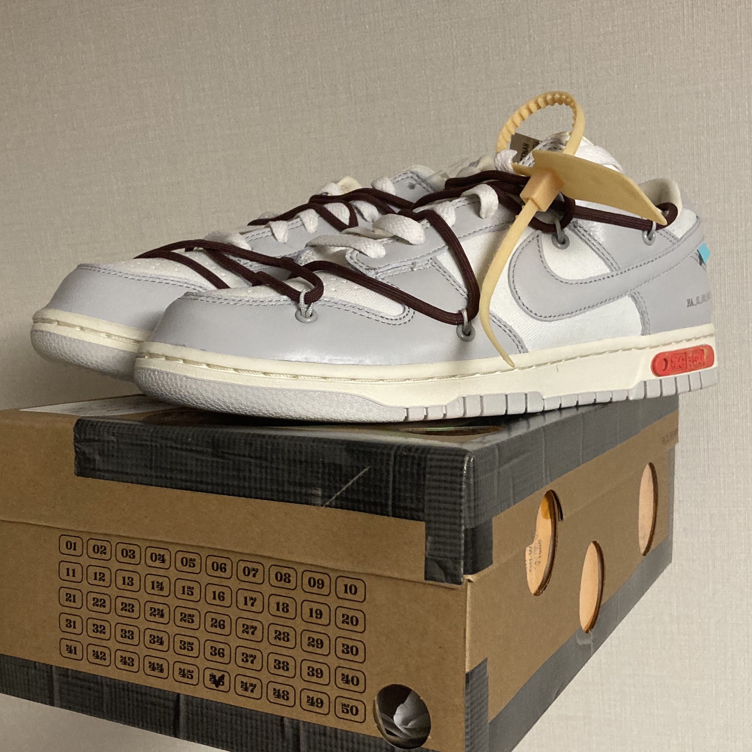 Nike x Off-White Dunk Low The 50 - Lot 46 착용 스타일