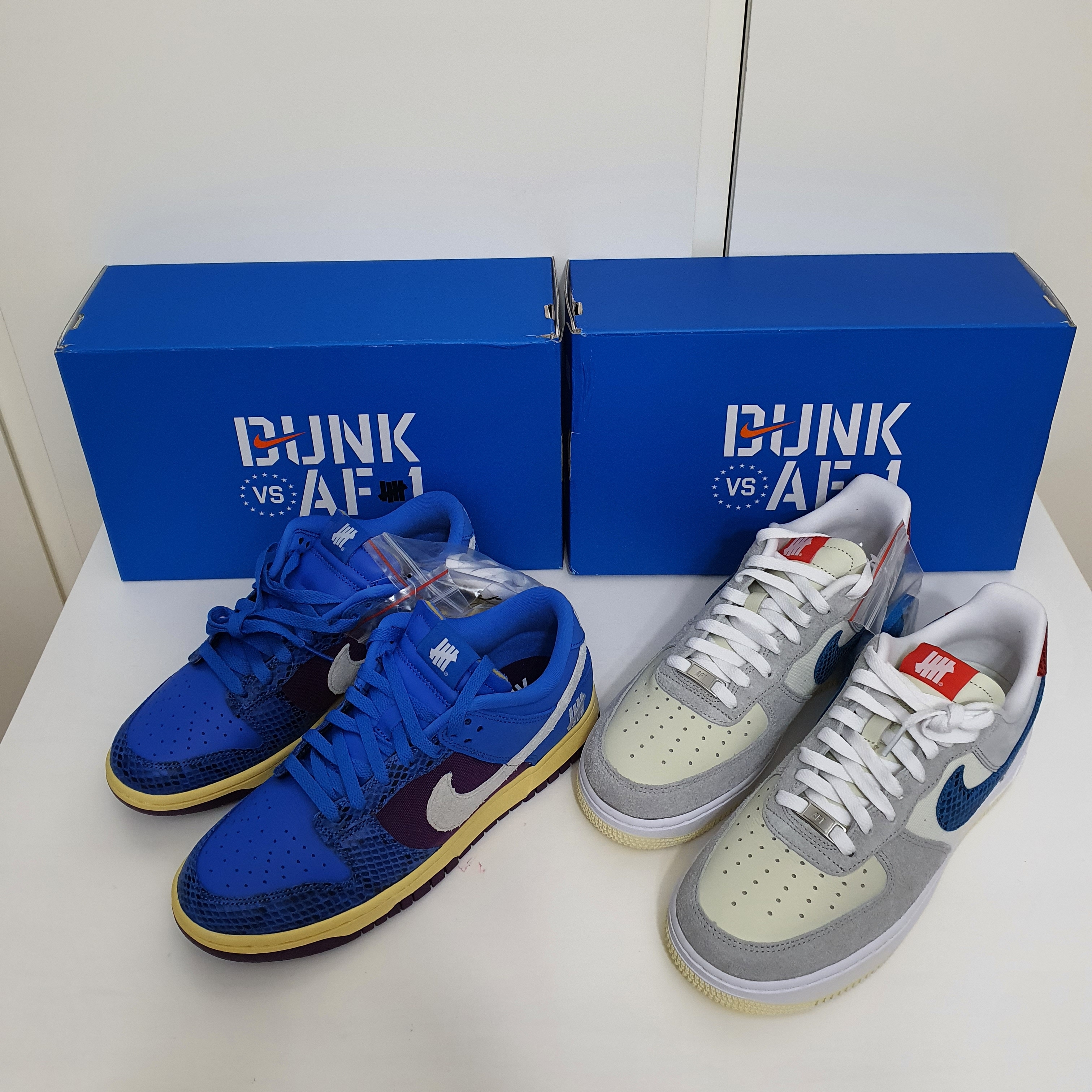 Nike x Undefeated Dunk Low SP 5 On It, Nike x Undefeated Air Force 1 Low SP 5 On It 착용 스타일 - 2