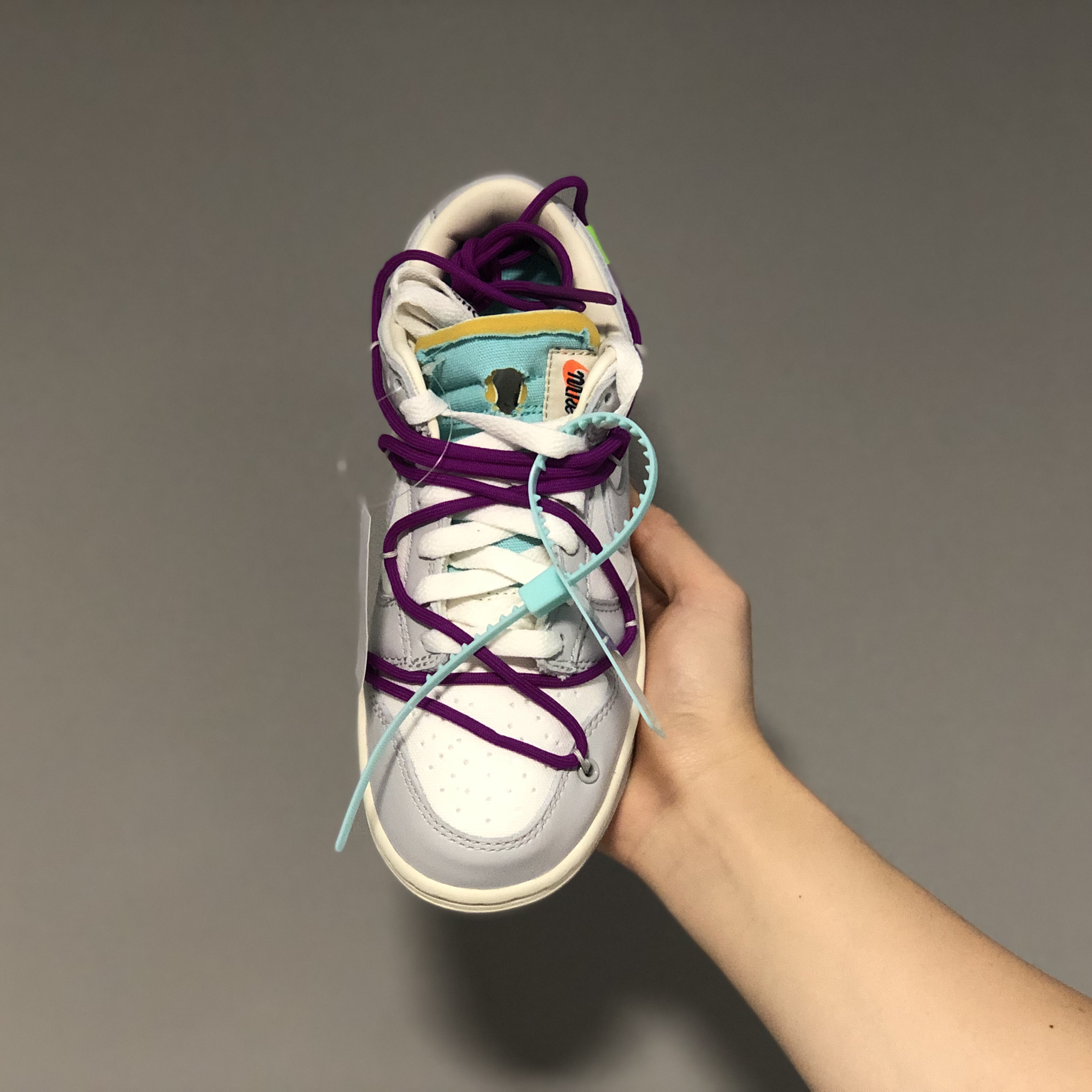Nike x Off-White Dunk Low The 50 - Lot 21 착용 스타일 - 2