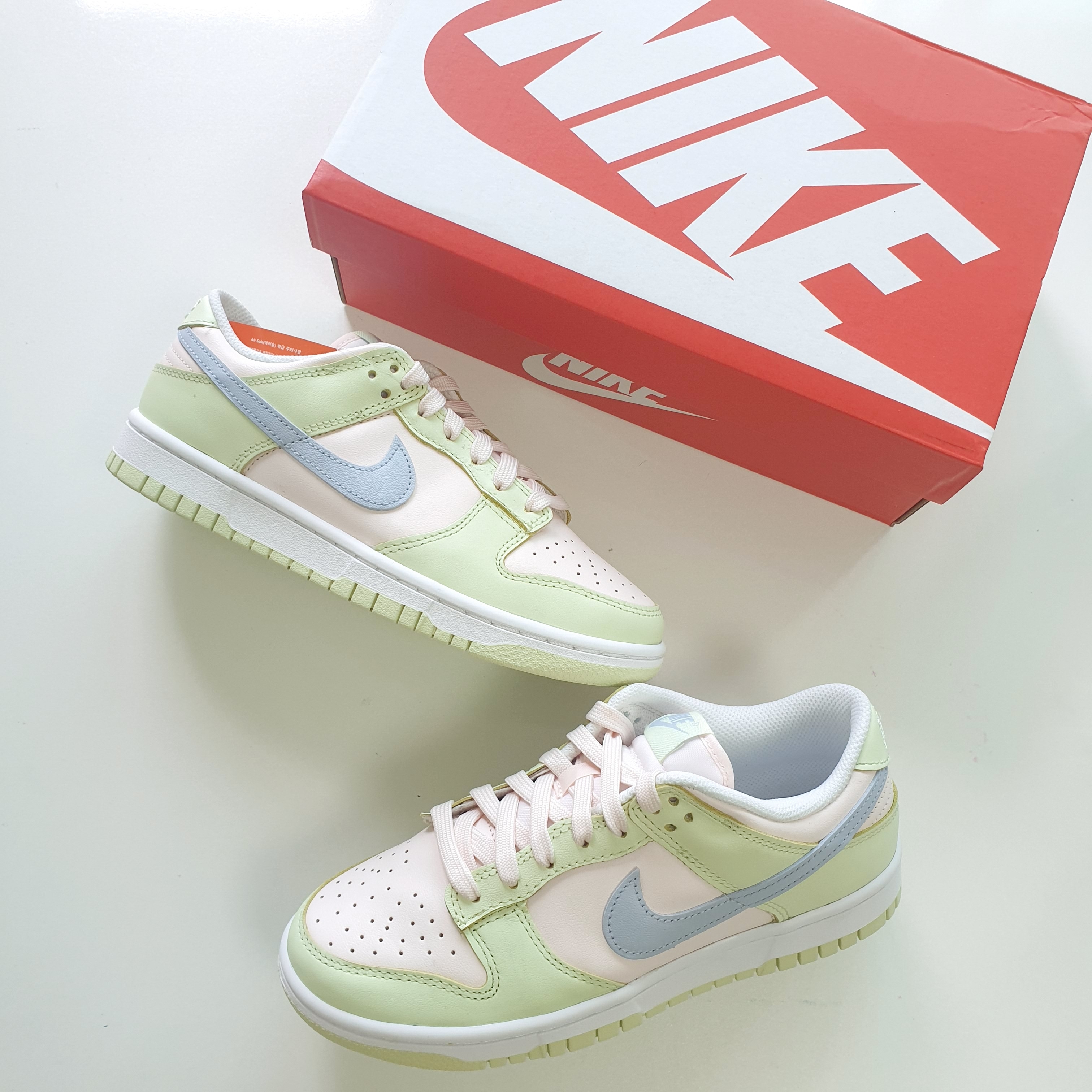 (W) Nike Dunk Low Light Soft Pink 착용 스타일