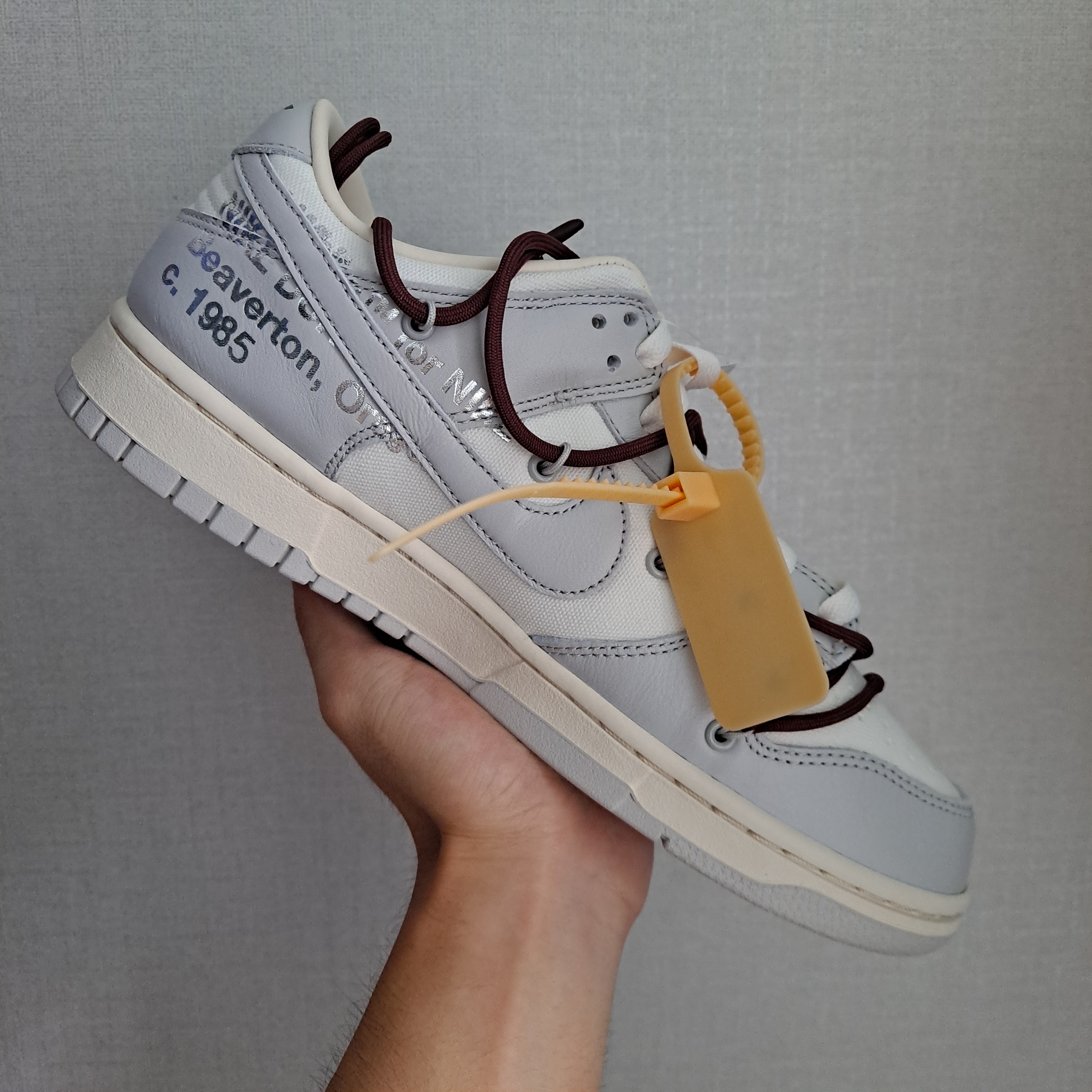 Nike x Off-White Dunk Low The 50 - Lot 46 착용 스타일 - 2