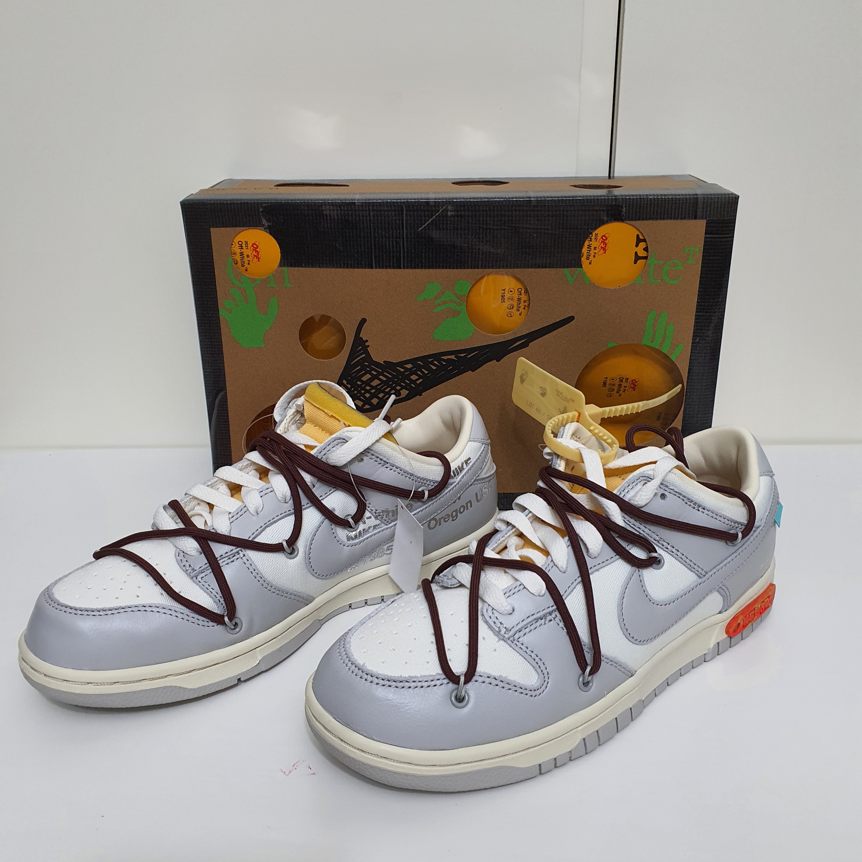 Nike x Off-White Dunk Low The 50 - Lot 46 착용 스타일 - 1