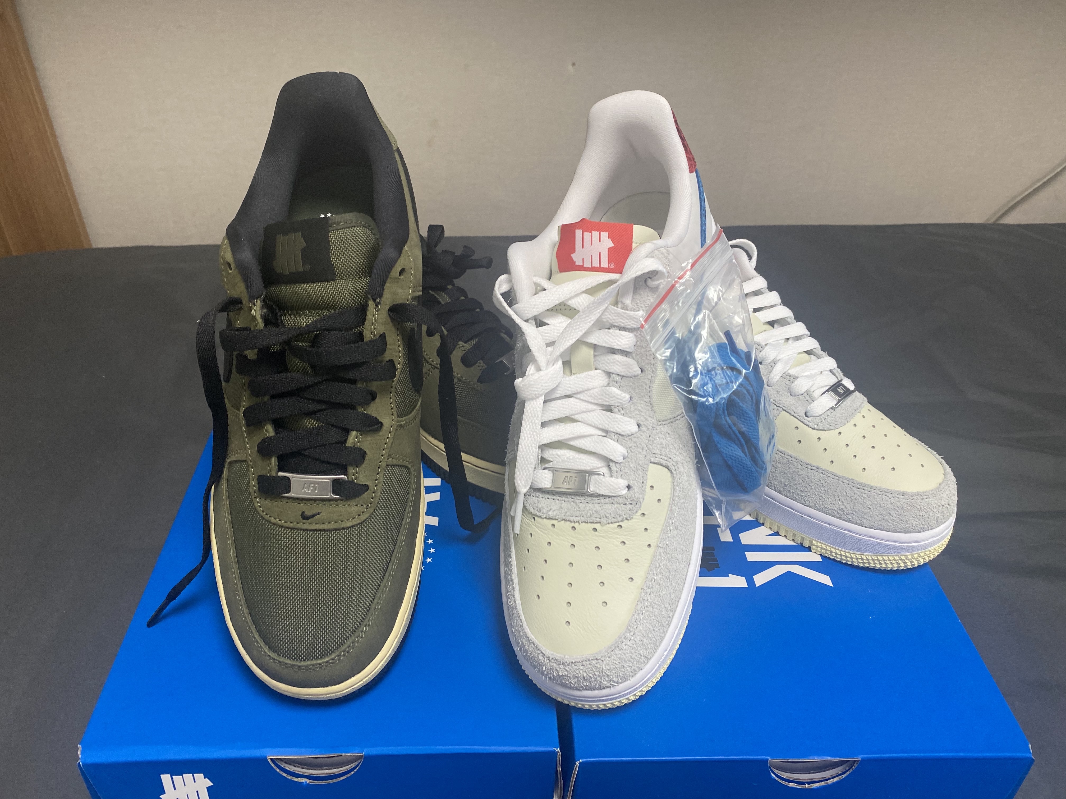Nike x Undefeated Air Force 1 Low SP 5 On It, Nike x Undefeated Air Force 1 Low SP Ballistic 착용 스타일 - 2