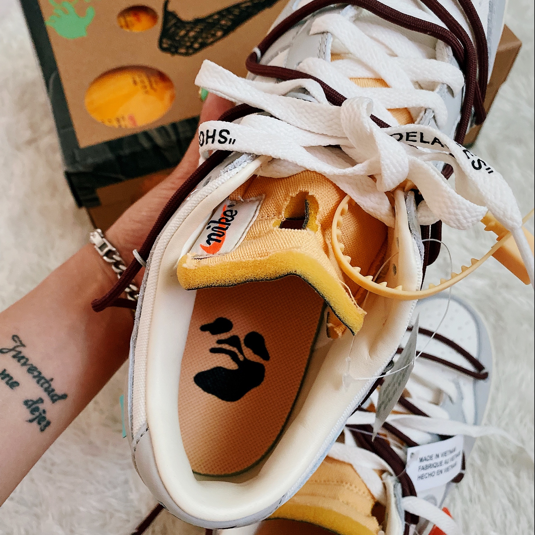 Nike x Off-White Dunk Low The 50 - Lot 46 착용 스타일 - 4
