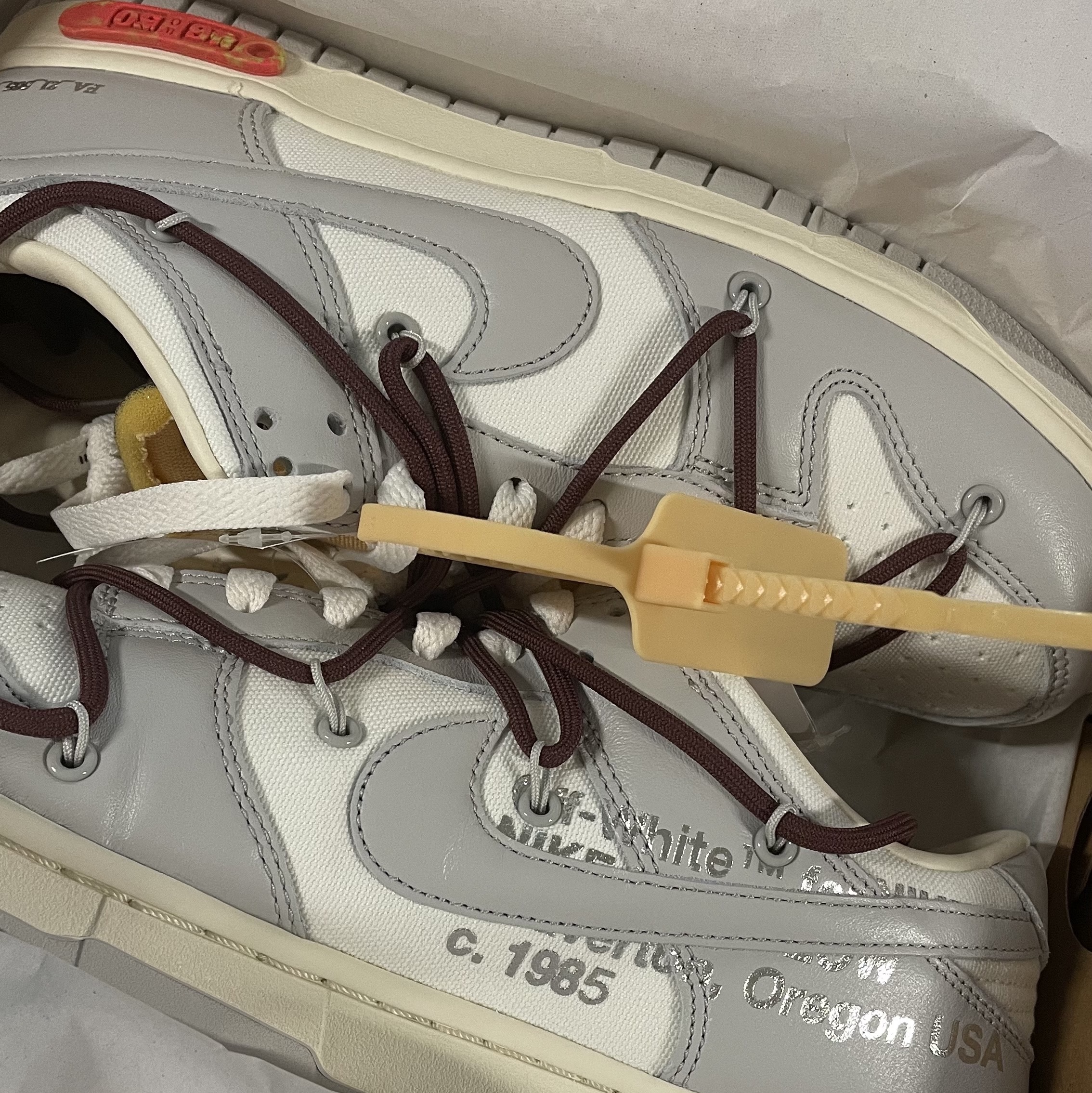 Nike x Off-White Dunk Low The 50 - Lot 46 착용 스타일