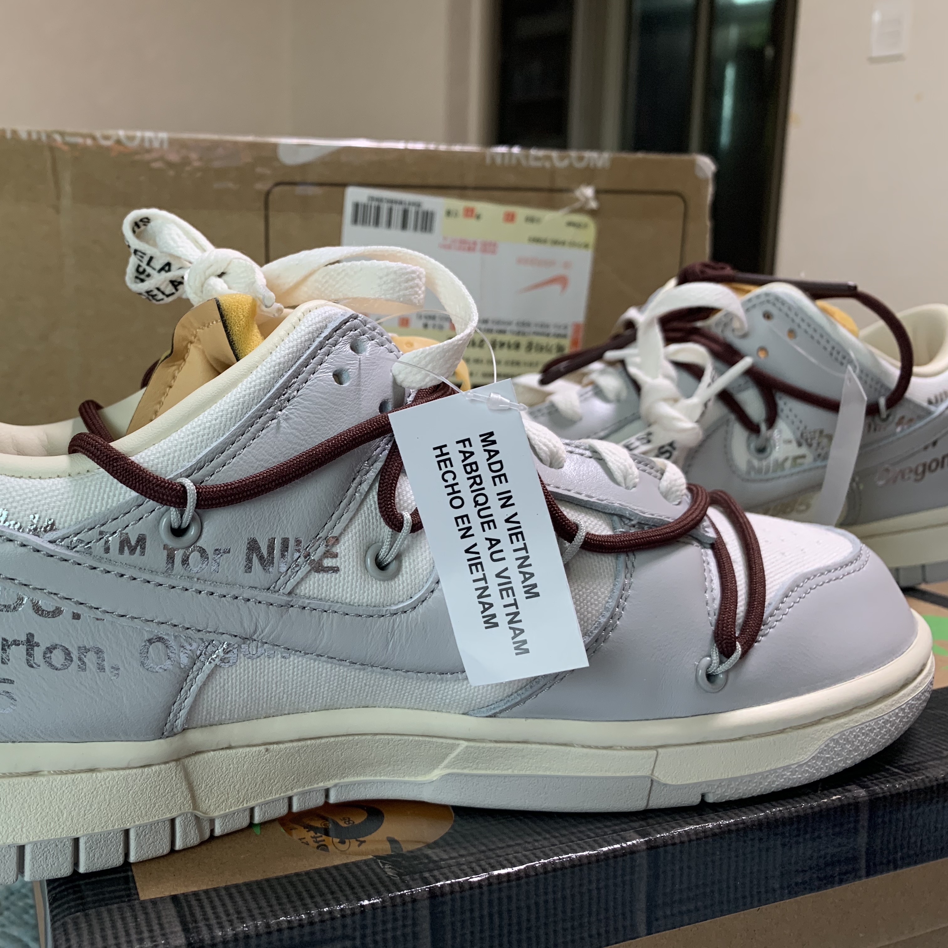 Nike x Off-White Dunk Low The 50 - Lot 46 착용 스타일 - 1