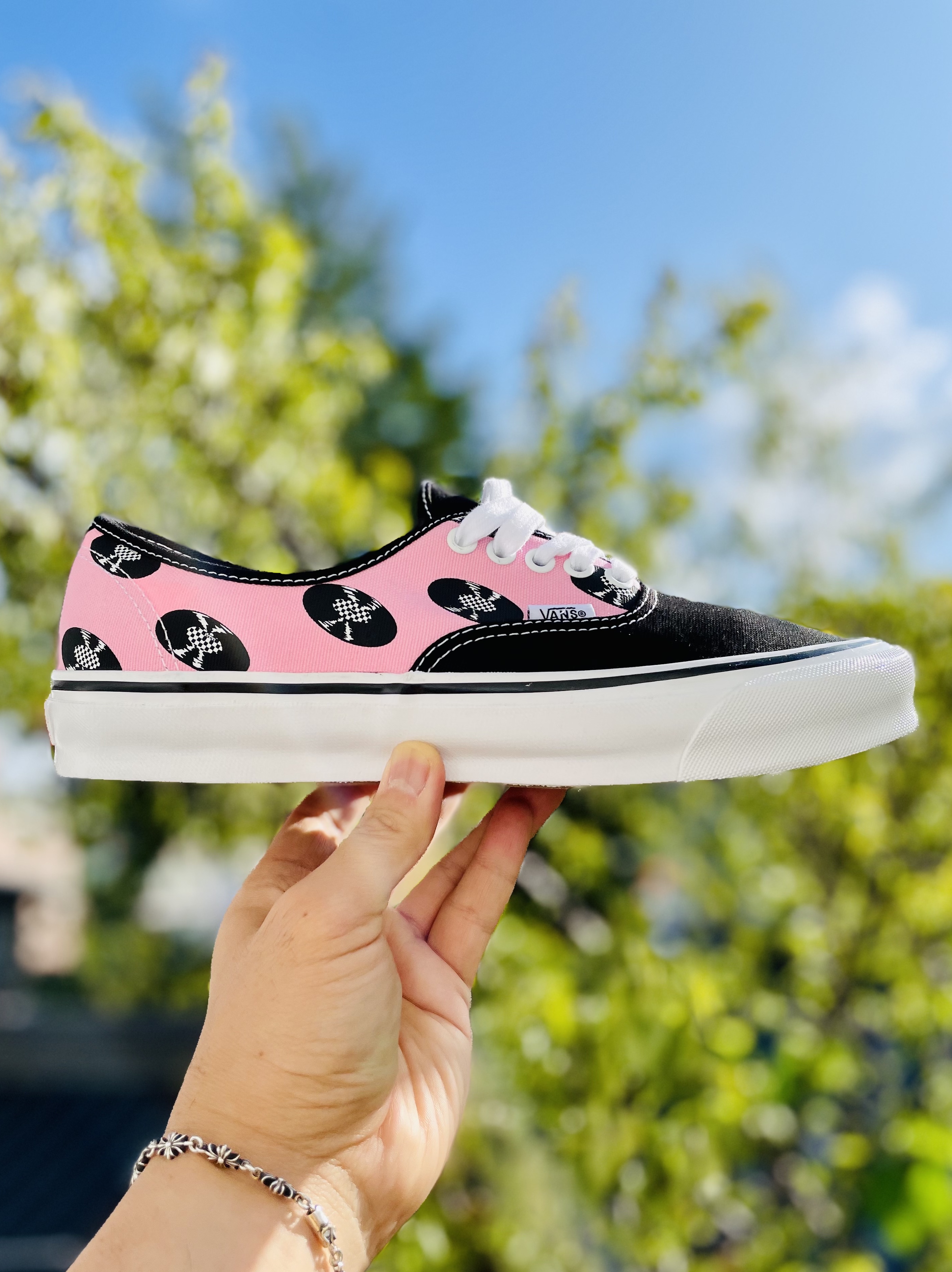 Vans Vault x Wacko Maria OG Authentic LX Pink 착용 스타일