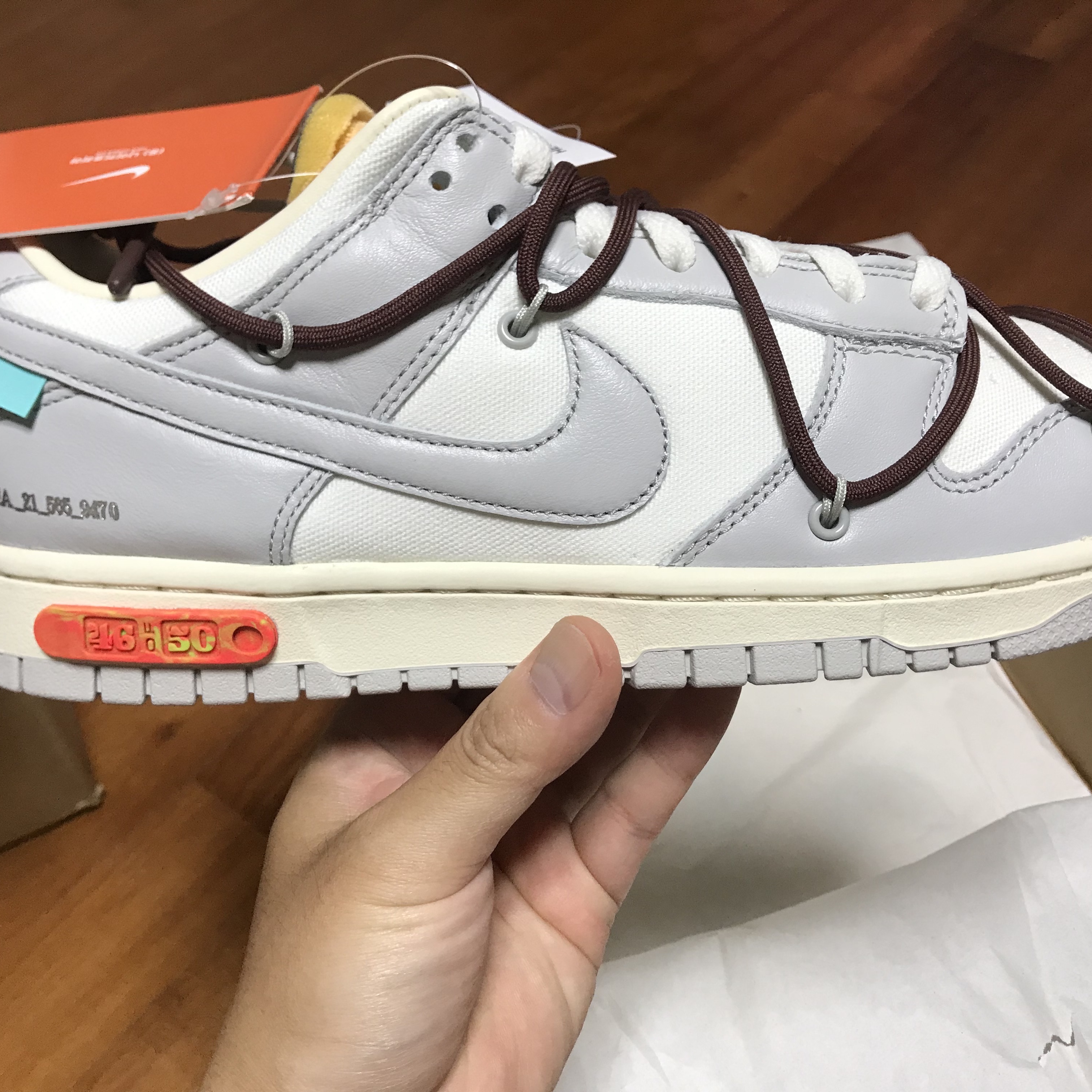 Nike x Off-White Dunk Low The 50 - Lot 46 착용 스타일 - 4