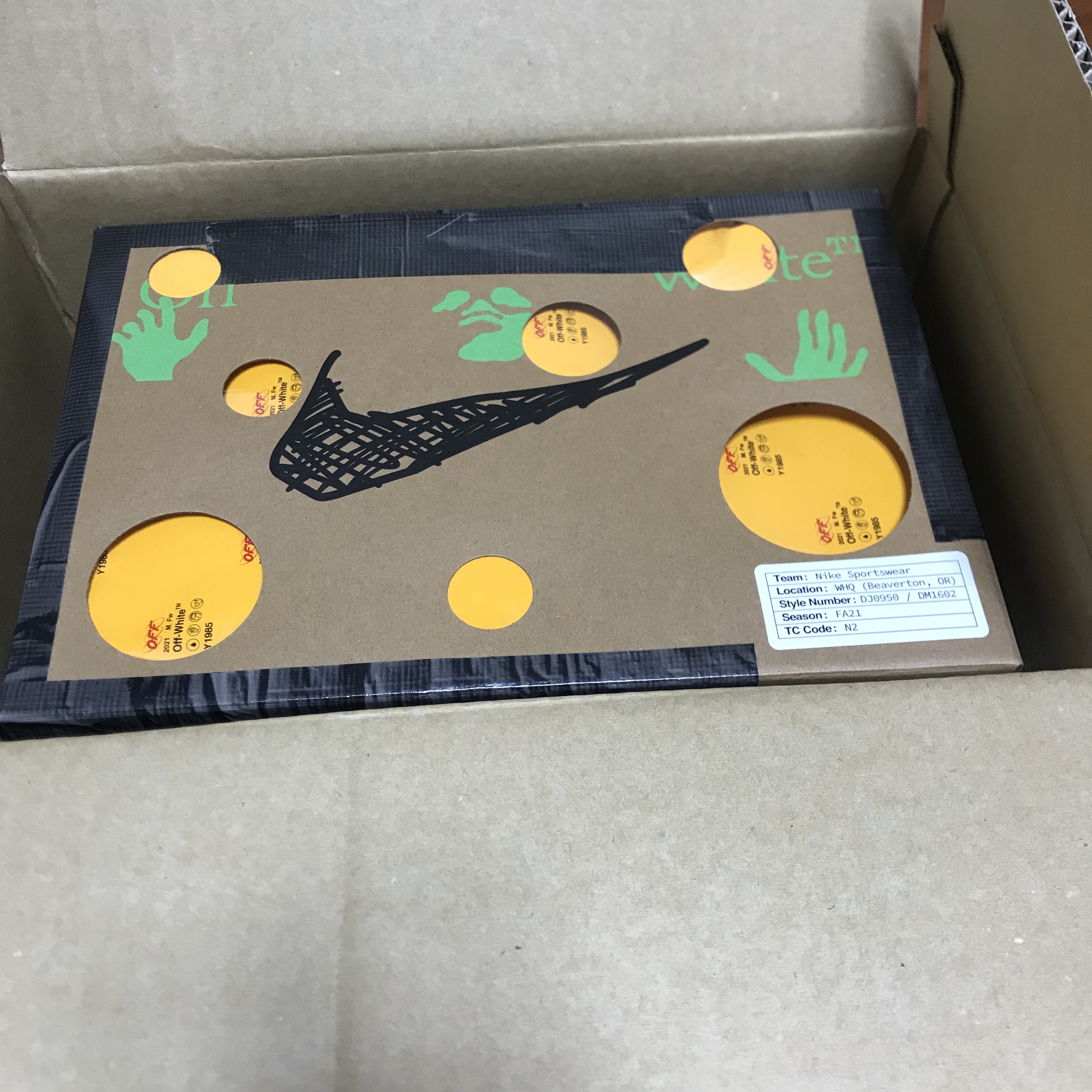 Nike x Off-White Dunk Low The 50 - Lot 46 착용 스타일 - 1