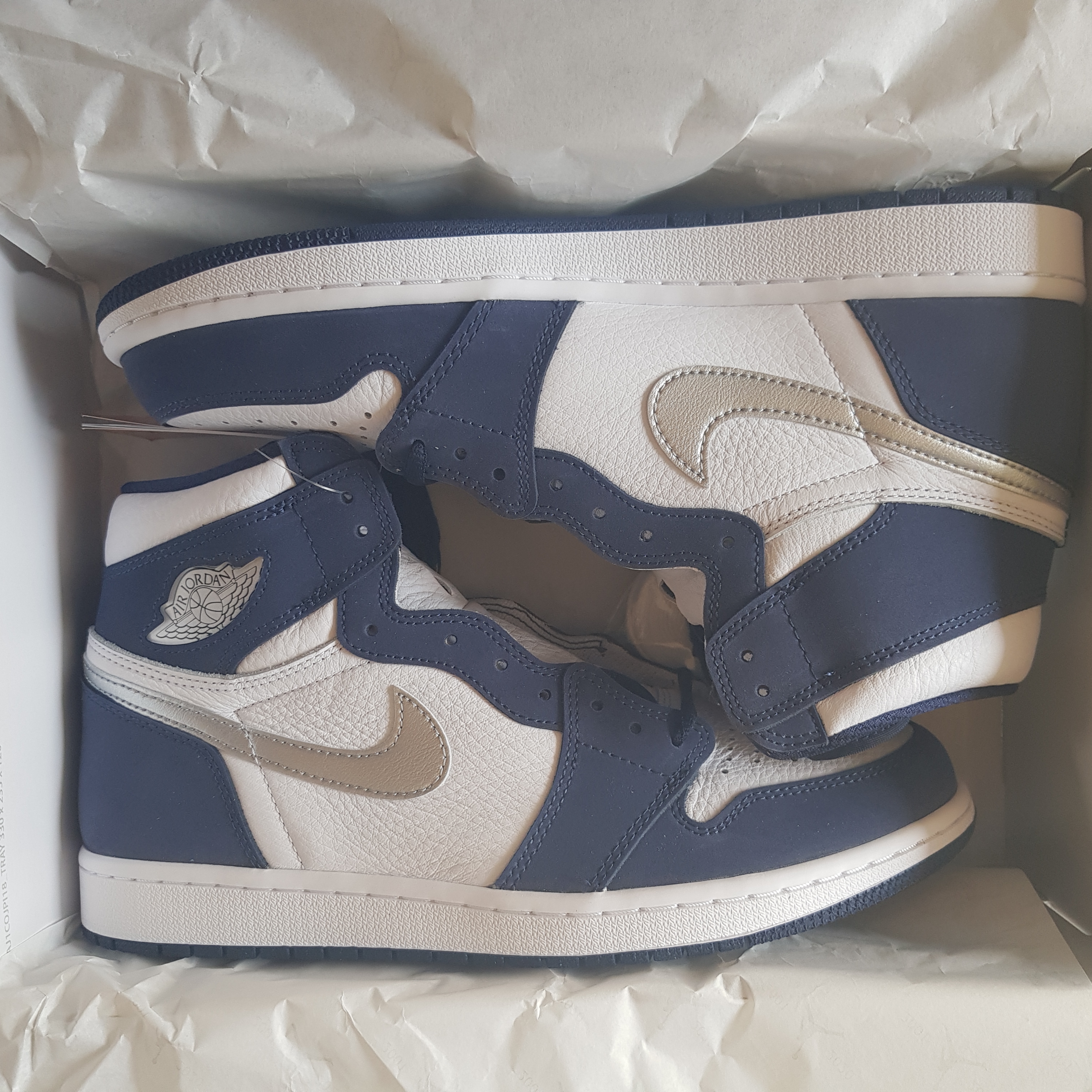 Jordan 1 Retro High OG CO.JP Midnight Navy 착용 스타일