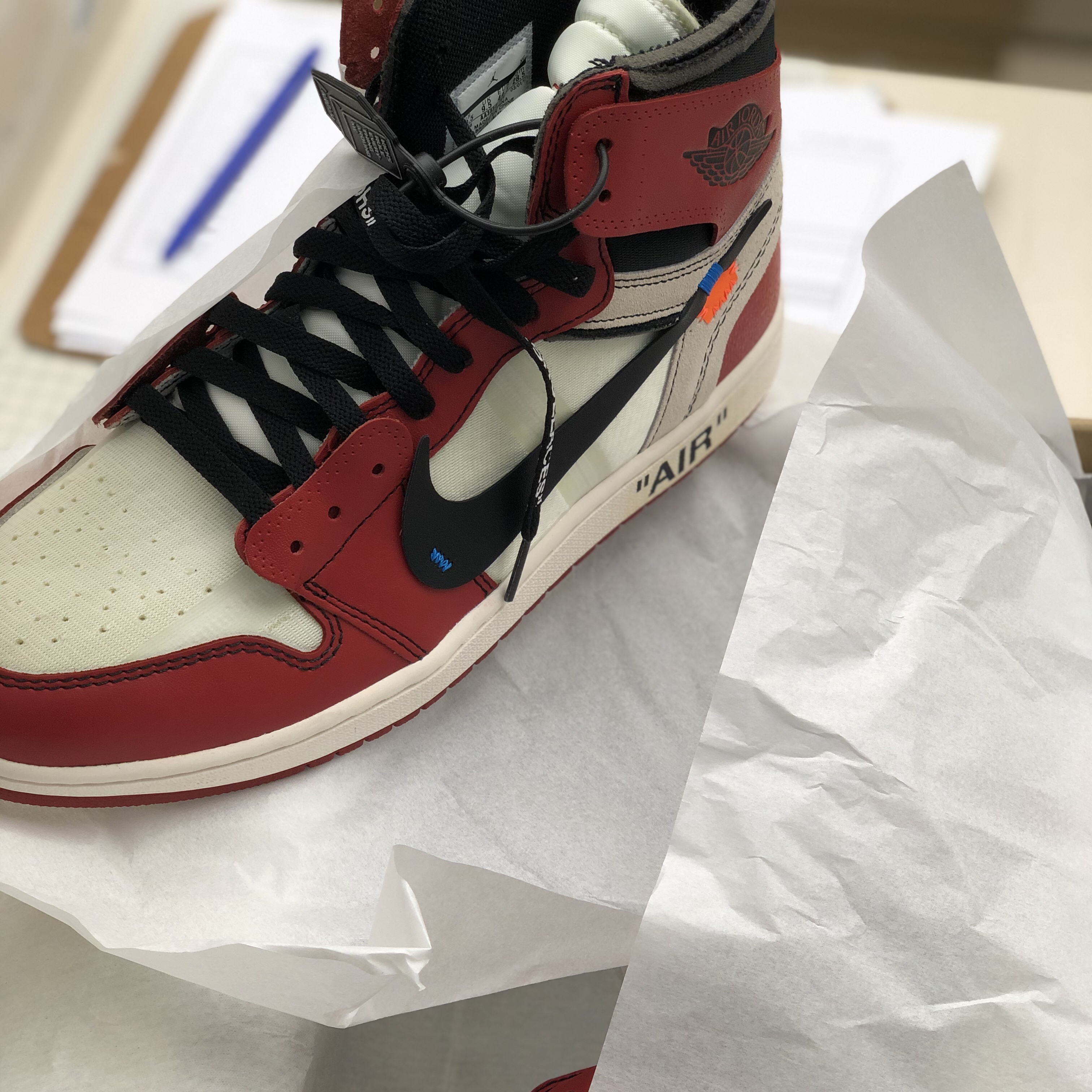 Jordan 1 x Off-White Retro High Chicago The Ten 착용 스타일