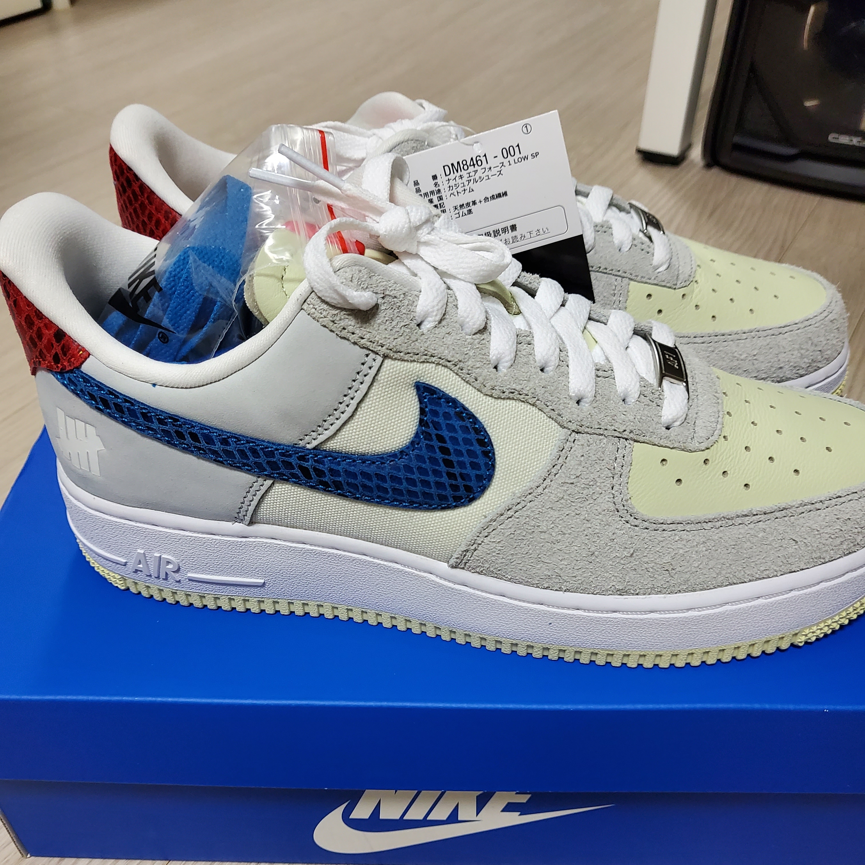 Nike x Undefeated Air Force 1 Low SP 5 On It 착용 스타일 - 1