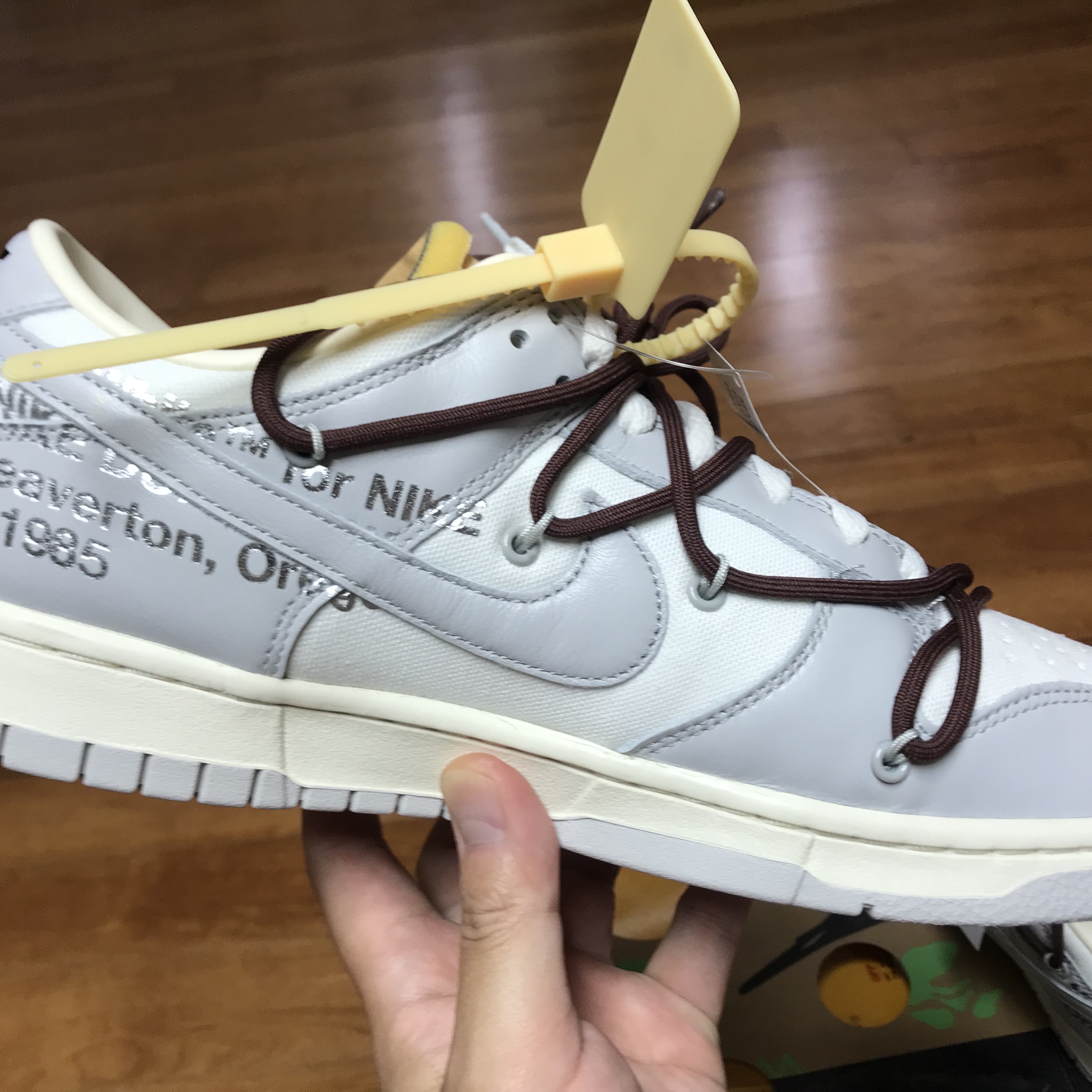 Nike x Off-White Dunk Low The 50 - Lot 46 착용 스타일 - 3