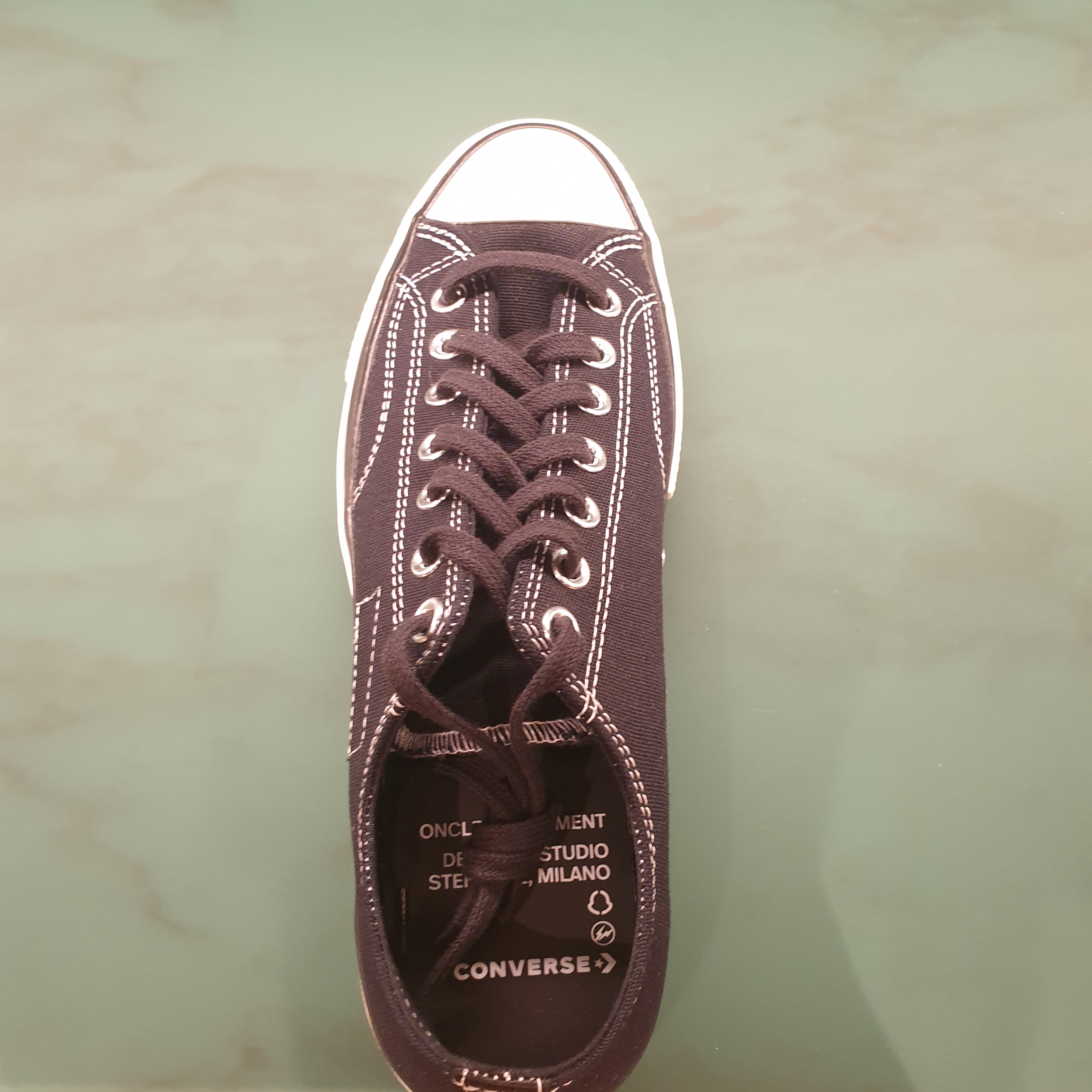 Converse x Moncler x Fragment Chuck 70 Ox Fraylor III Black 착용 스타일 - 3