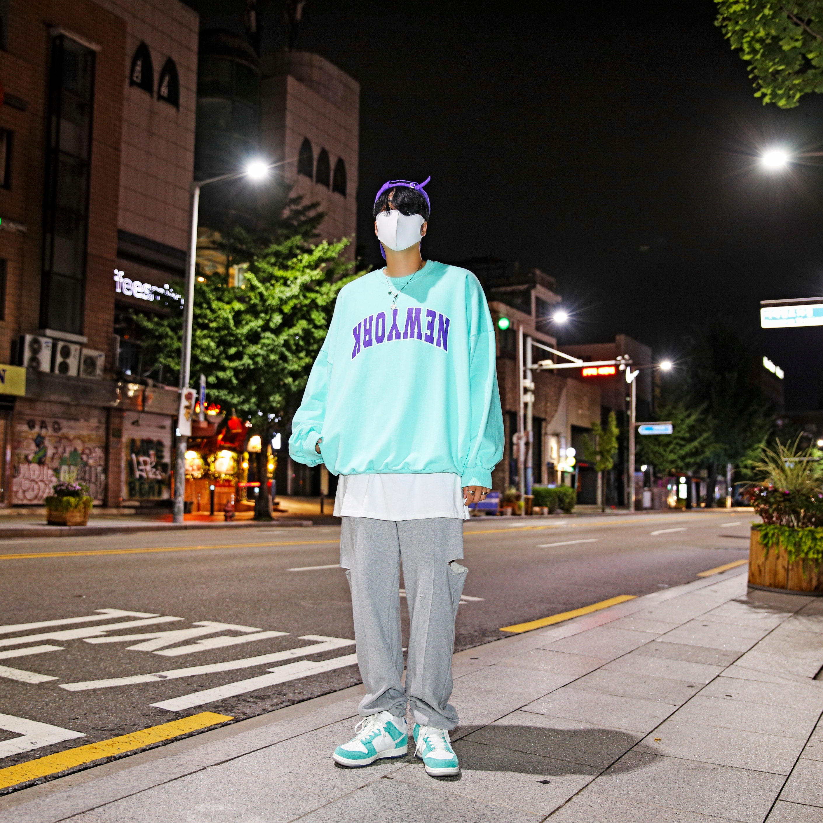 Nike x Kasina Dunk Low Road Sign - Kasina Exclusive 착용 스타일