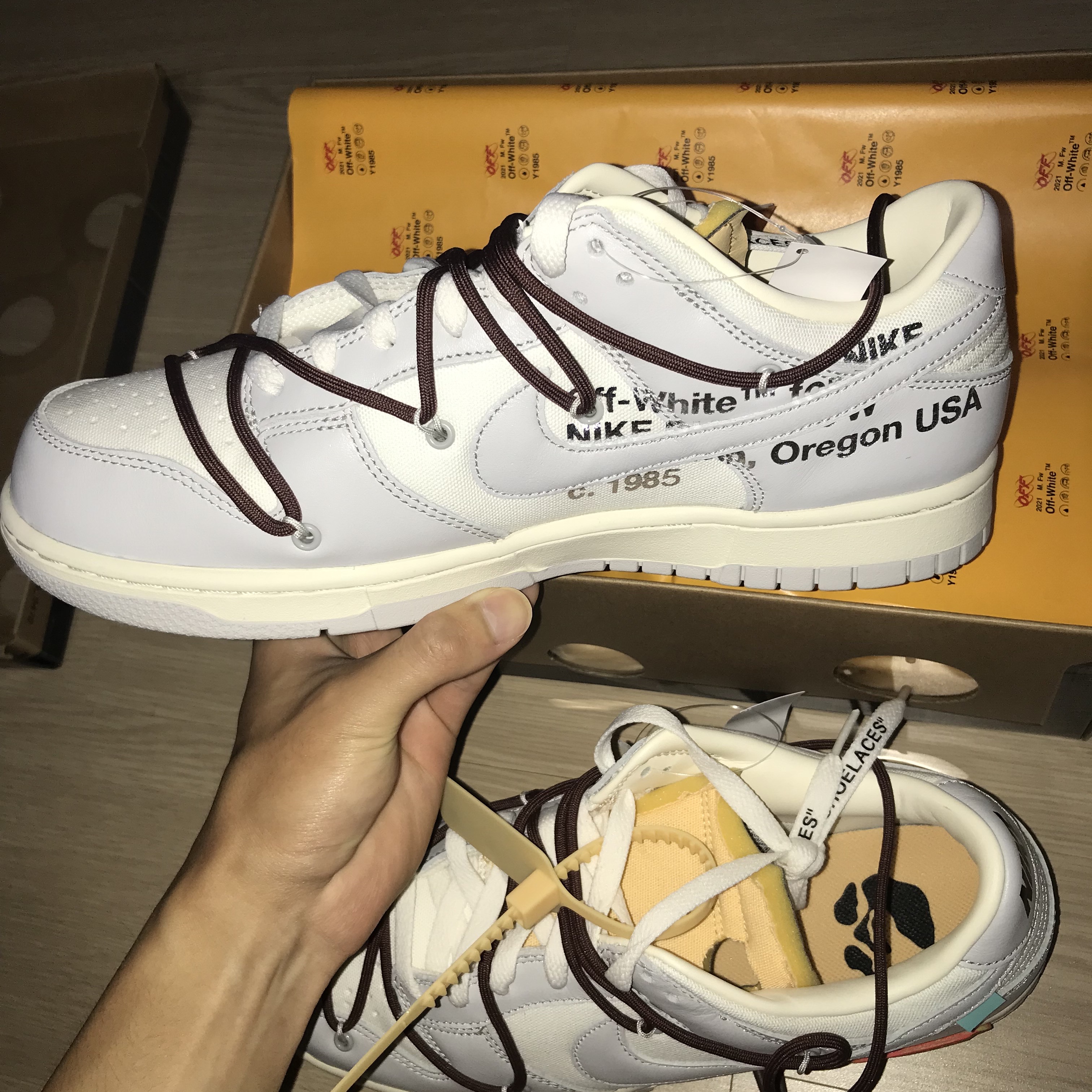 Nike x Off-White Dunk Low The 50 - Lot 46 착용 스타일