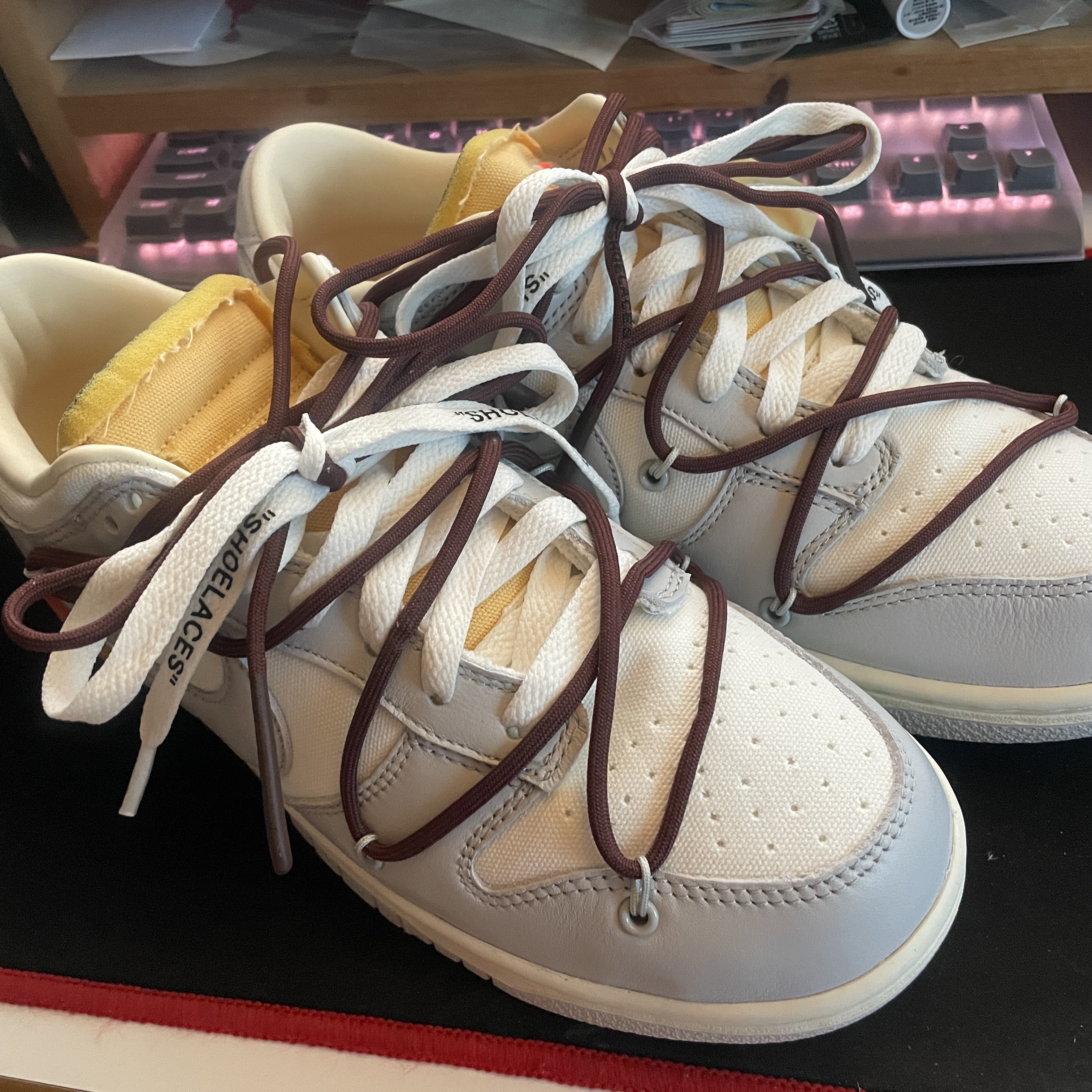 Nike x Off-White Dunk Low The 50 - Lot 46 착용 스타일 - 2